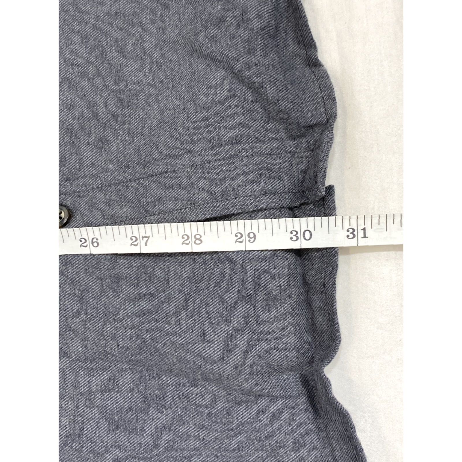 Vintage Eq Equilibrio Shirt Button Front Mens 3XL Gray Long Sleeve Solid Pocket Button-Up Collar Spread 100% Cotton NWT Regular Size US XXL / EU 58 / 5 - 7 Thumbnail