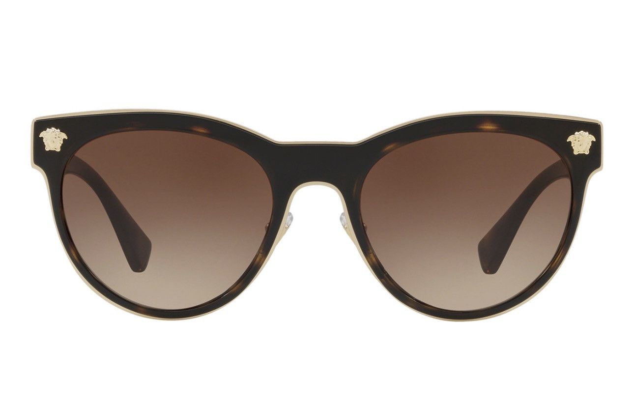 Versace Versace Women’s Sunglasses Havana brown/gold metal Mod 2198 Size ONE SIZE - 13 Thumbnail