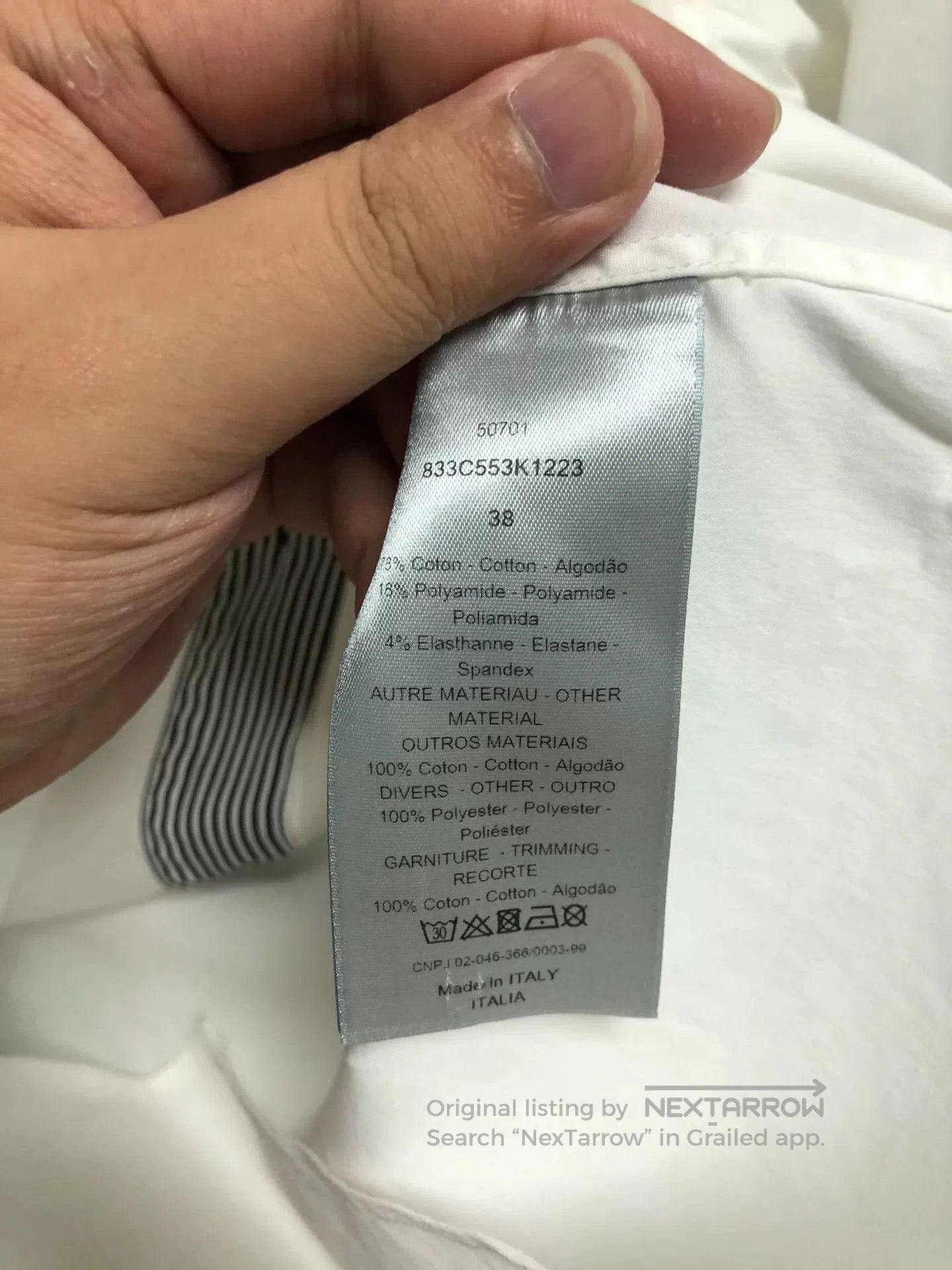 Dior Dior Black and White Bee Shirt Size 38. Size M / US 6-8 / IT 42-44 - 4 Thumbnail