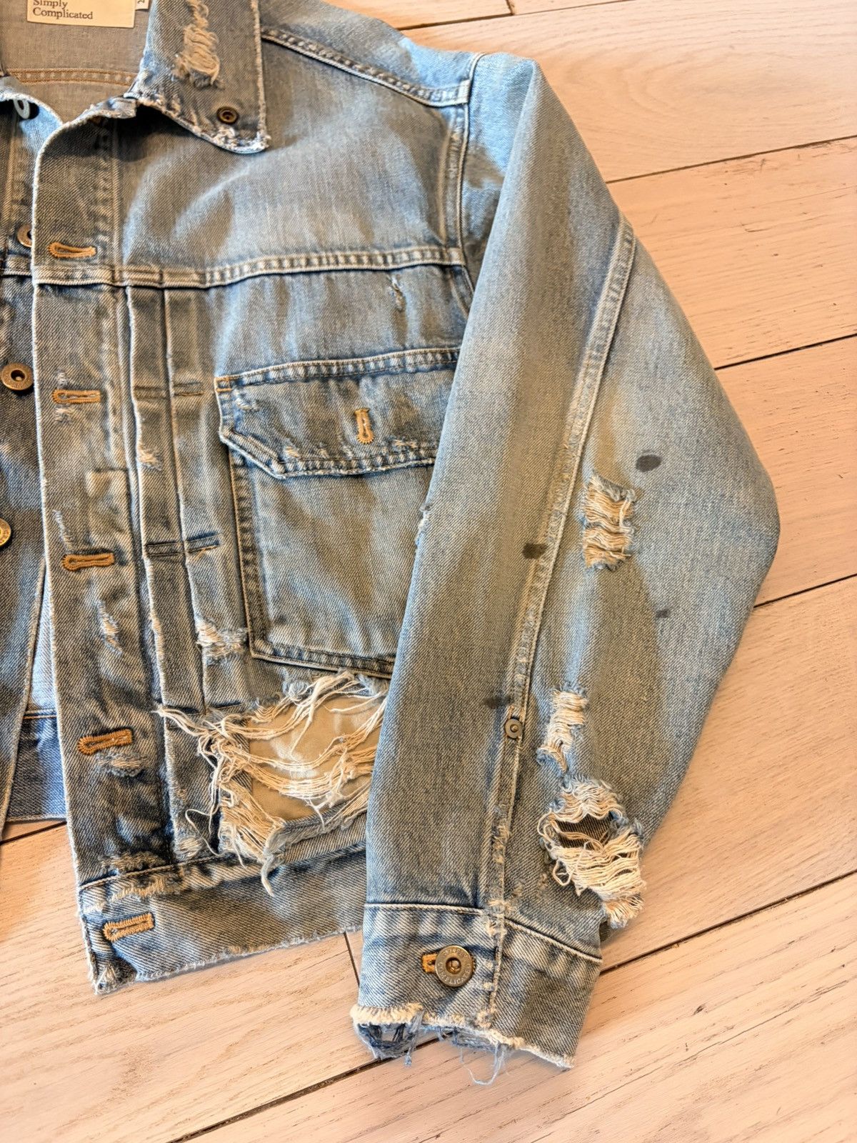Visvim SIMPLY COMPLICATED 10YR BOYFRIEND DENIM JACKET Size US M / EU 48-50 / 2 - 4 Thumbnail