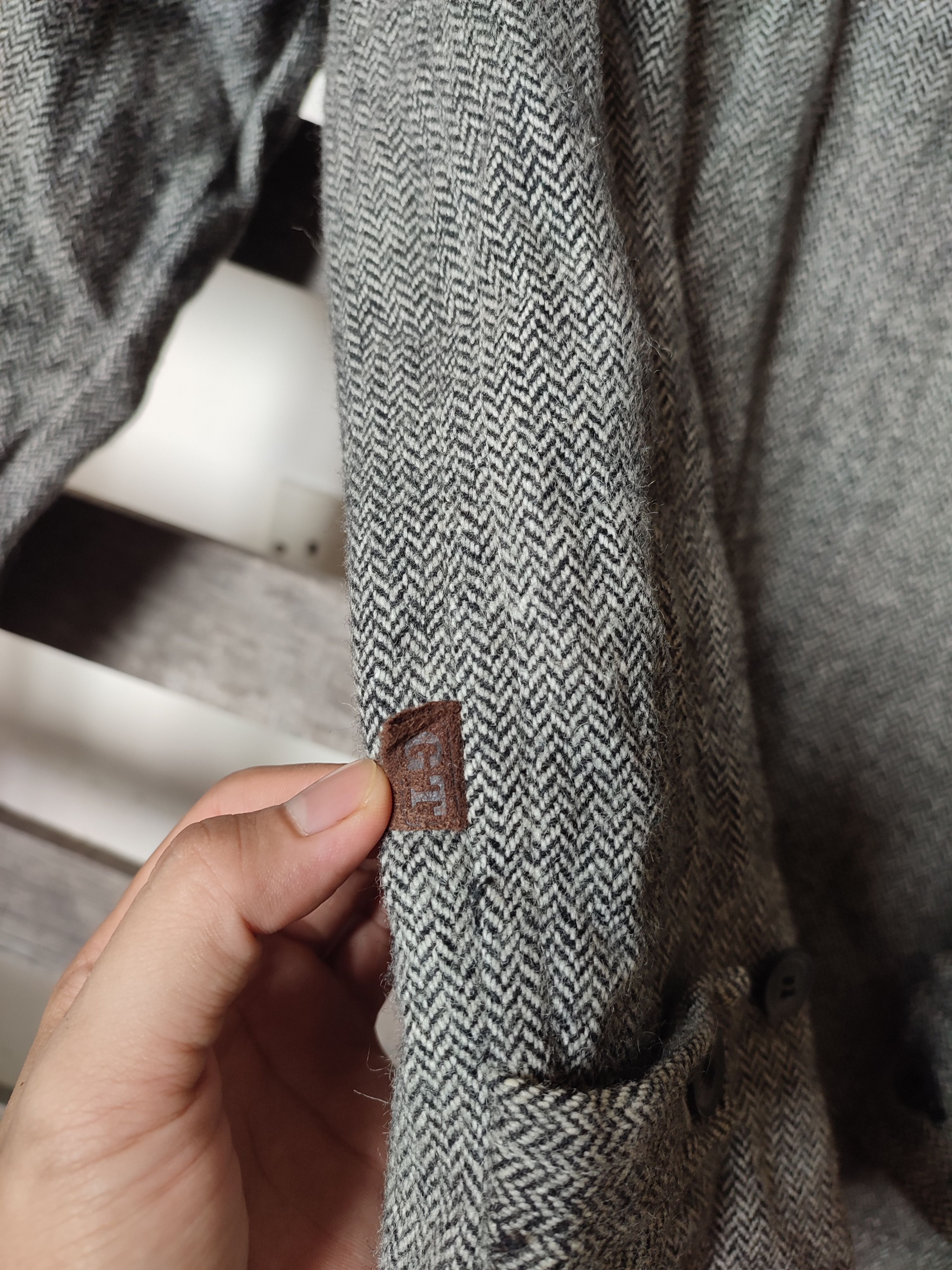 Japanese Brand VINTAGE GEORGE THOMAS HAWKINS MULTI POCKET WOOL JACKET Size US M / EU 48-50 / 2 - 14 Thumbnail