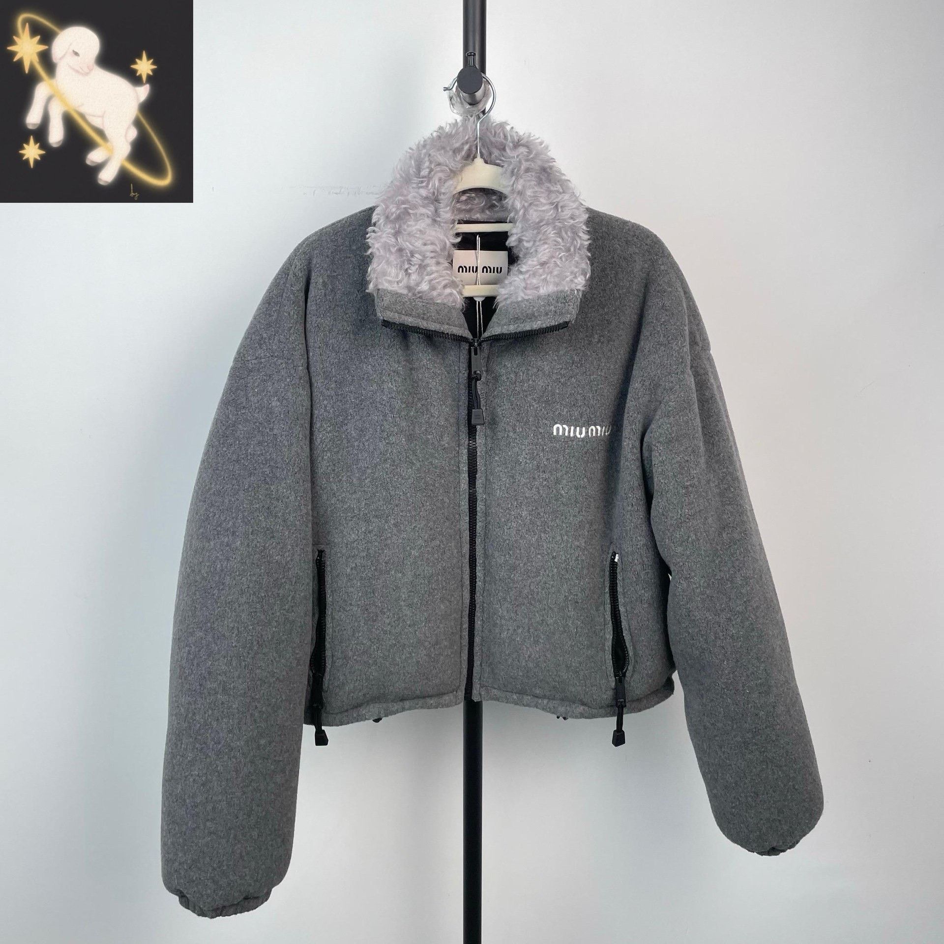Miu Miu Miu Miu Gray Light Jacket 40 Men Size US M / EU 48-50 / 2 - 1 Thumbnail