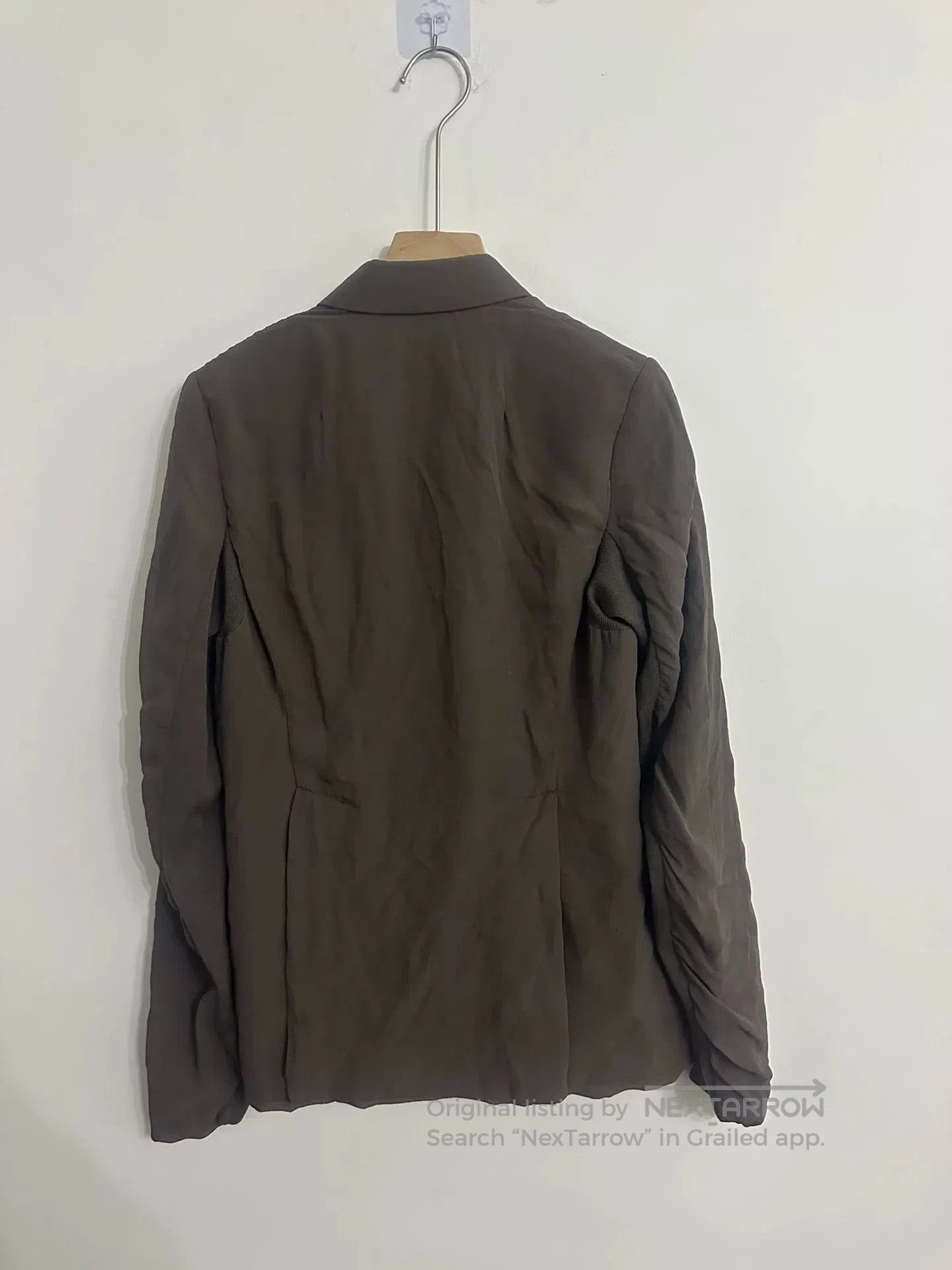 Other Rick Owens Wrinkled Satin Blazer Jacket. Size US M / EU 48-50 / 2 - 2 Thumbnail