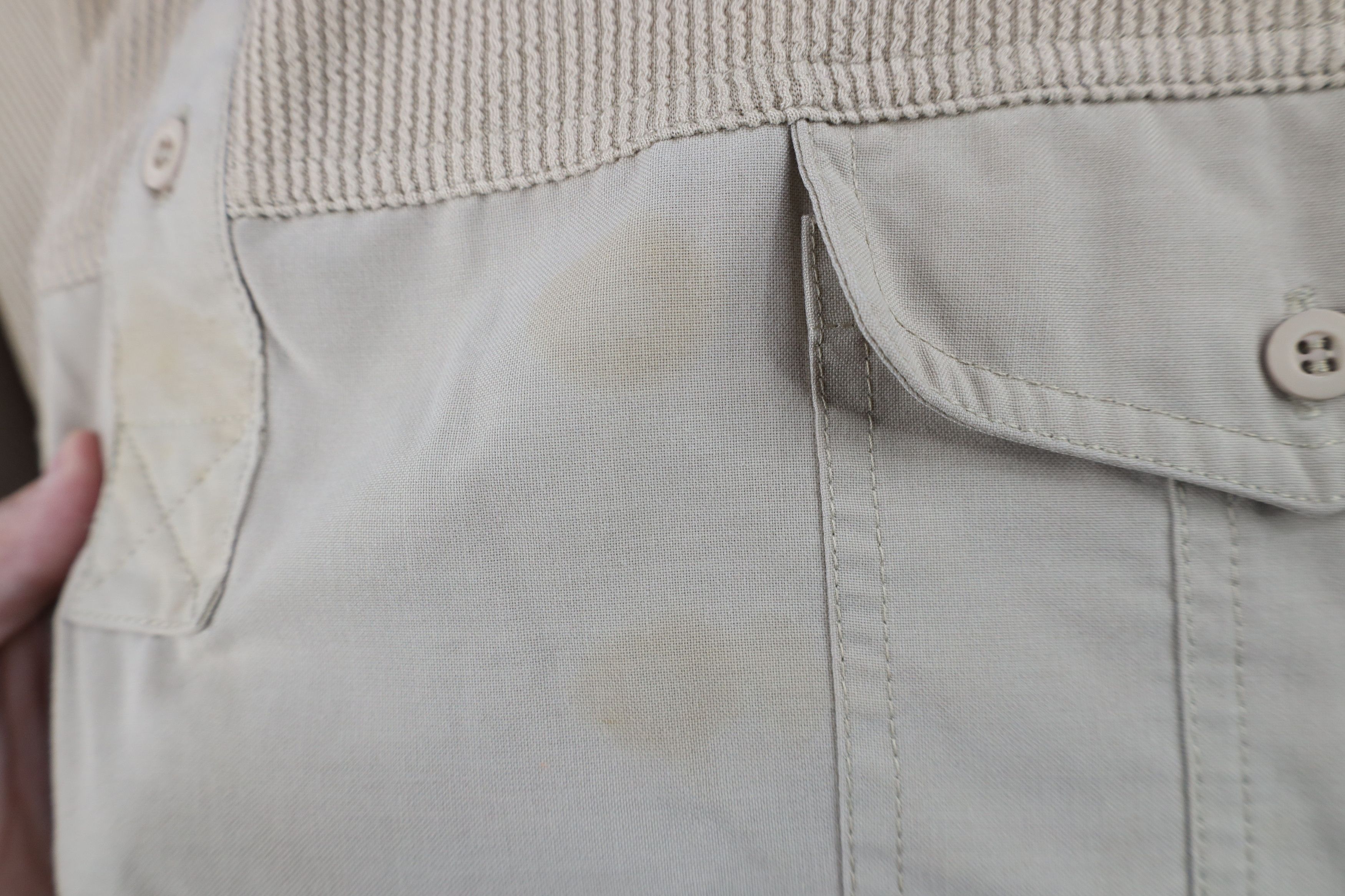 Vintage Vintage 90s Streetwear Ribbed Collared Pullover Polo Shirt Size US XXL / EU 58 / 5 - 5 Thumbnail