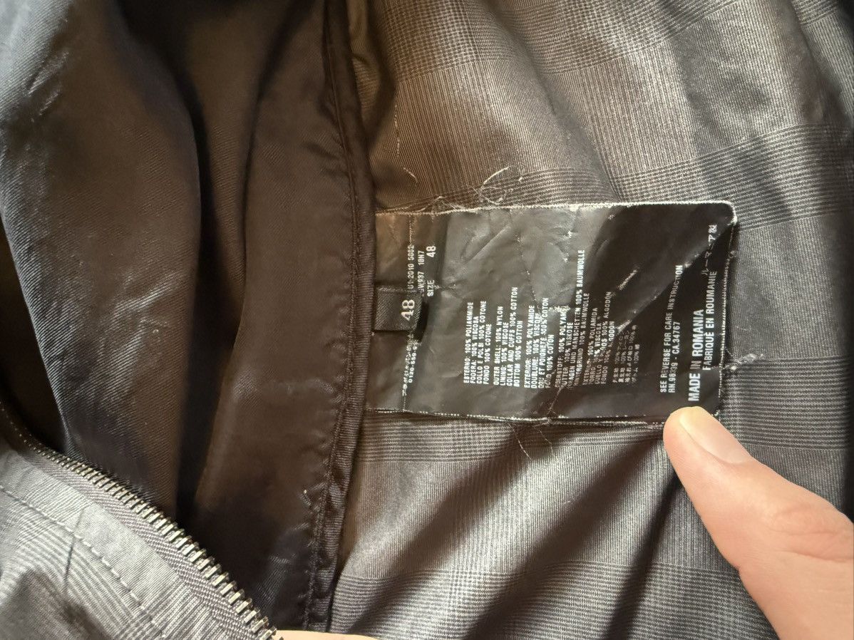 Prada 2000s Prada Nylon Navy Bomber Jacket Size US M / EU 48-50 / 2 - 6 Thumbnail