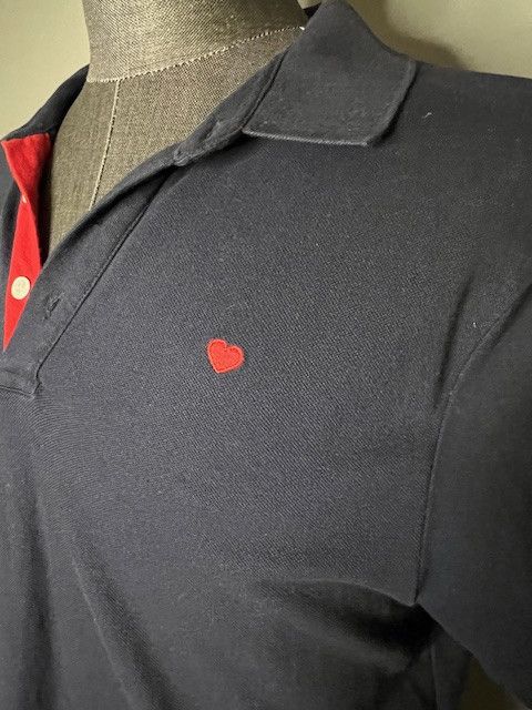 Moschino MOSCHINO Men's navy blue polo shirt Size US XL / EU 56 / 4 - 2 Thumbnail