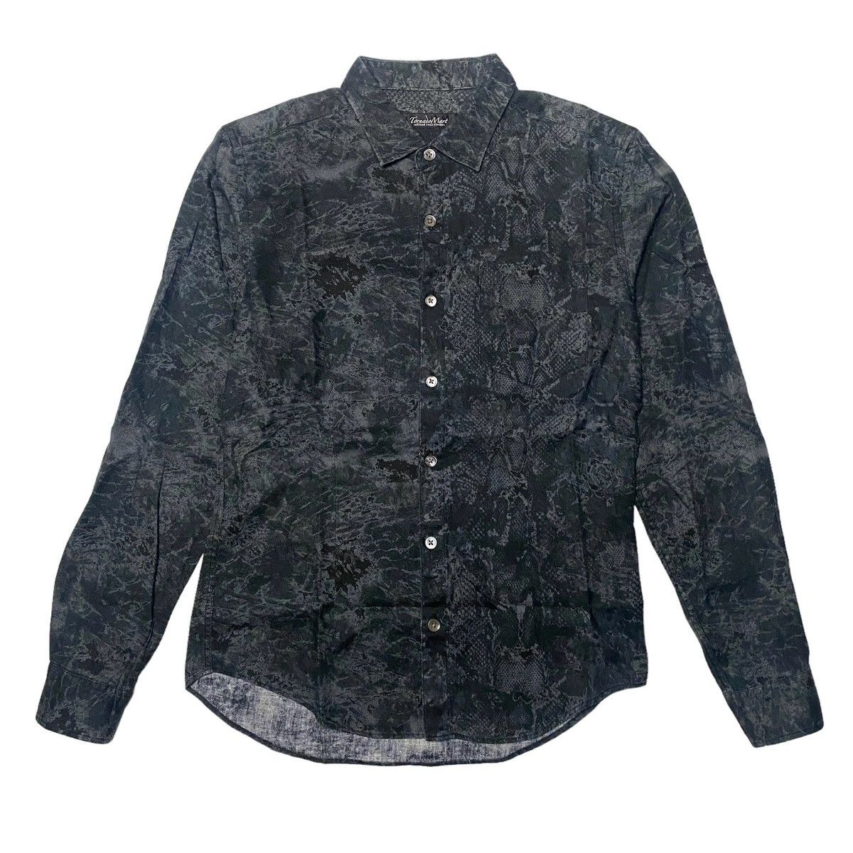 Tornado Mart 2000's Tornado Mart Snakeskin Tribal Shirts Size US S / EU 44-46 / 1 - 1 Thumbnail