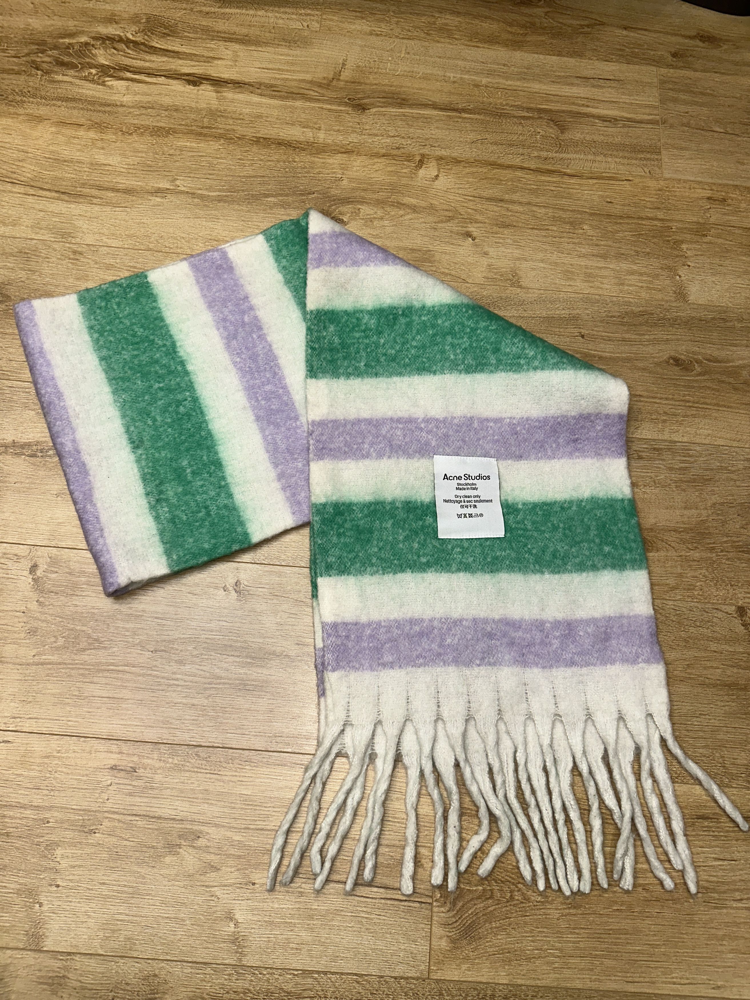 Acne Studios Acne Studios Stockholm Striped Scarf Made Italy 250 x 35 cm Size ONE SIZE - 6 Thumbnail