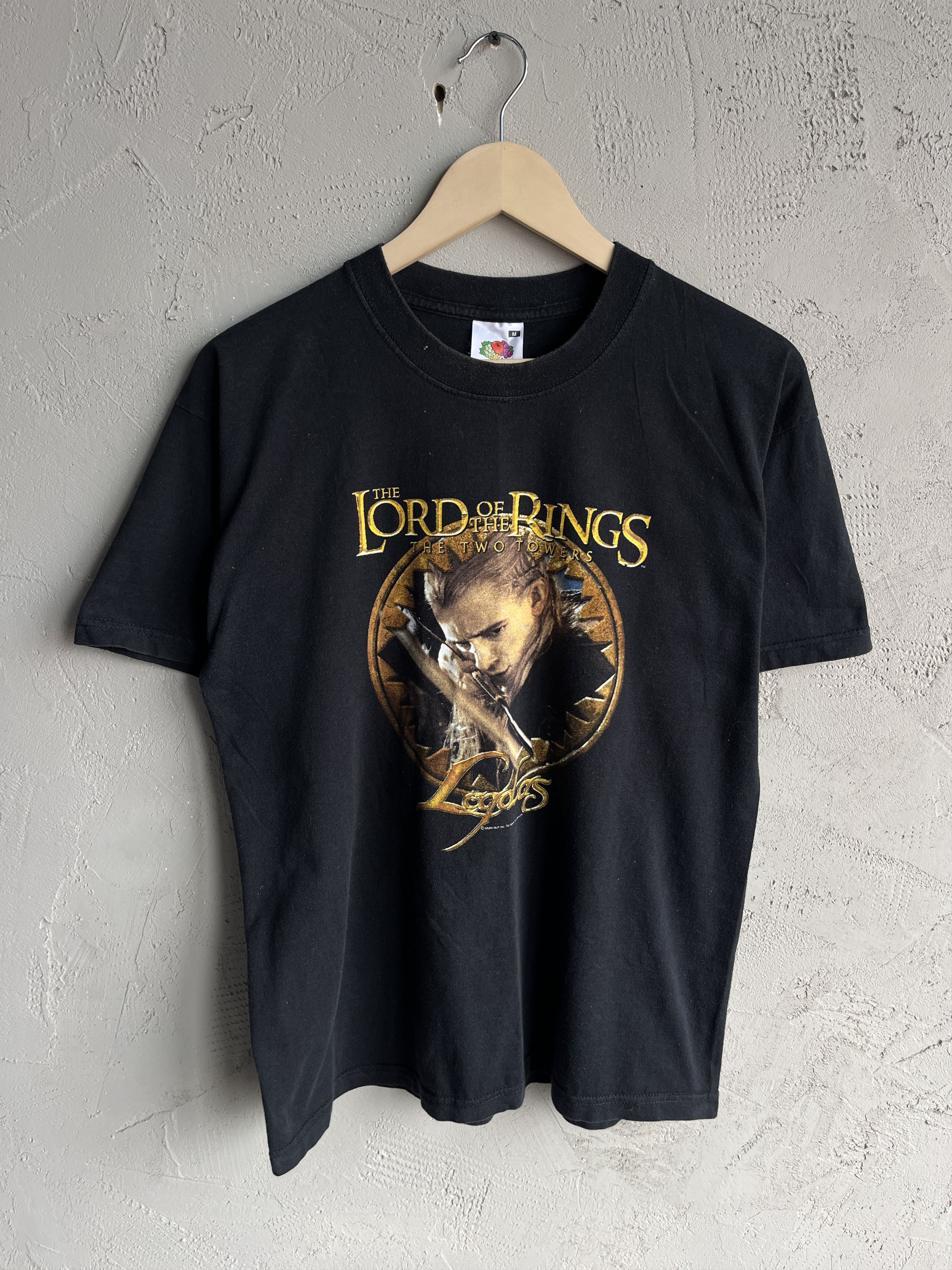 Band Tees × Vintage Vintage 2002 Lord Of The Ring The Two Towers Legolas T Shirt Size US M / EU 48-50 / 2 - 1 Thumbnail