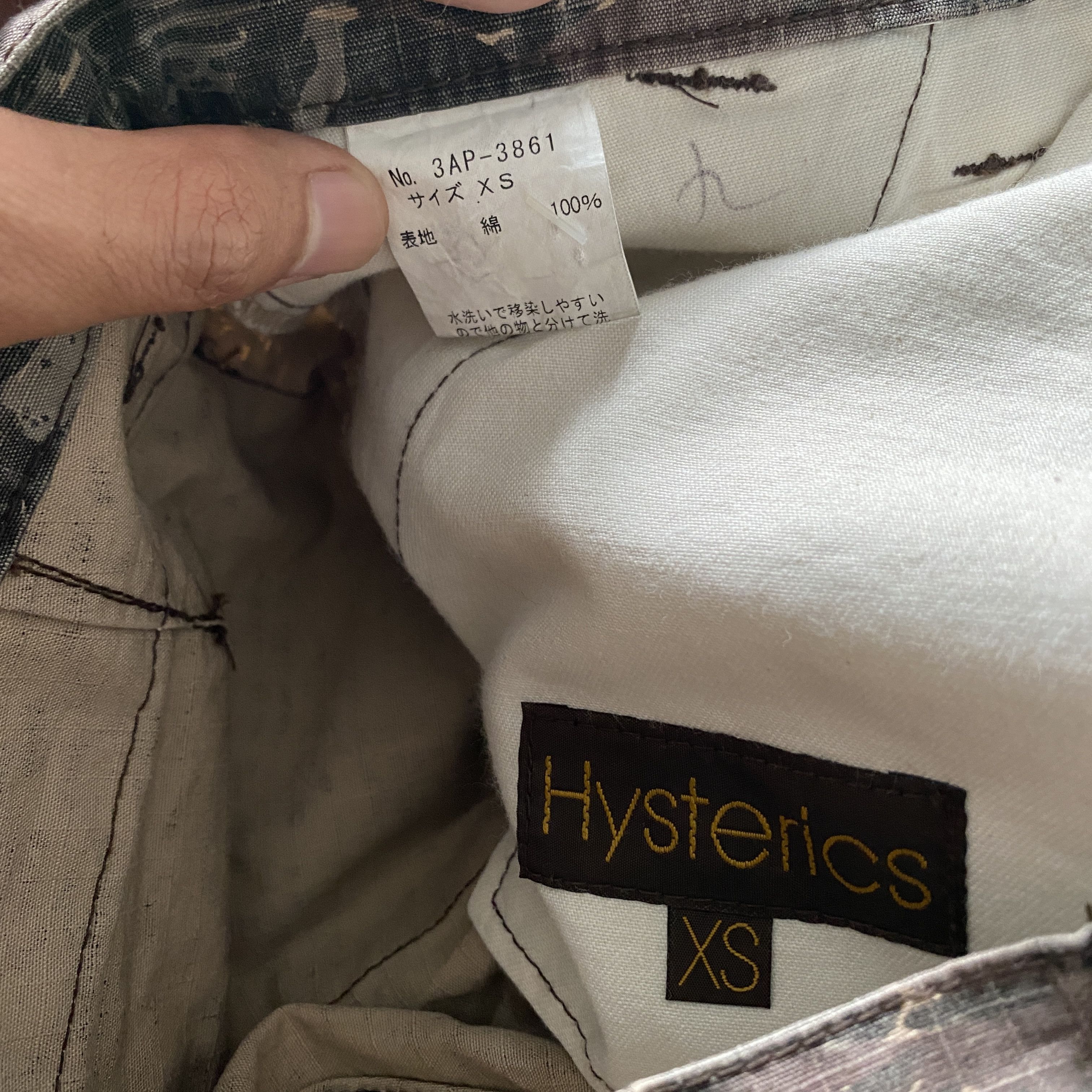 Hysteric Glamour × Japanese Brand Hysteric Glamour Skull Punk Ripstop Cargo Pants Size US 29 - 8 Thumbnail