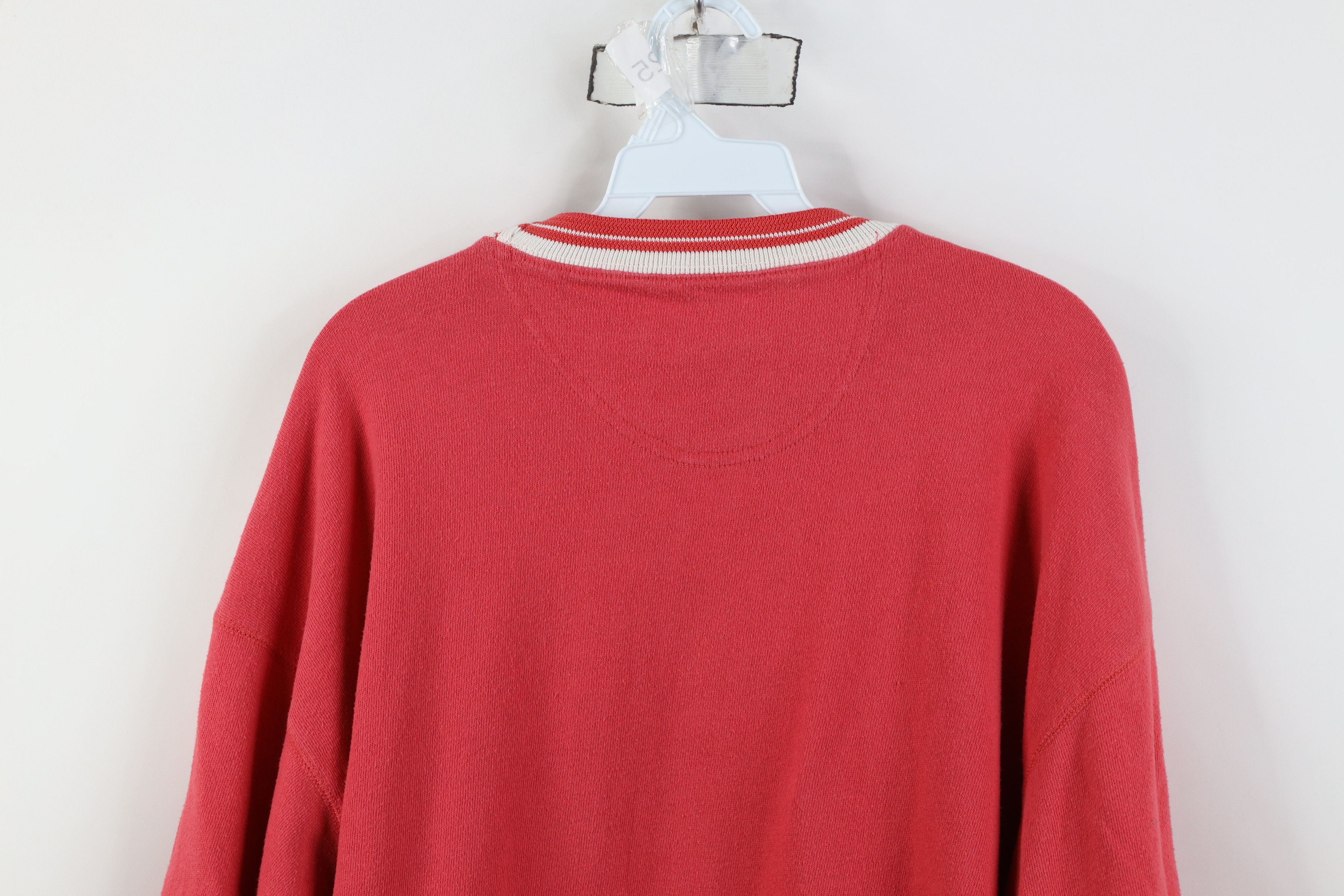 Starter Vintage 90s Starter Red Wings Ribbed Knit Ringer T-Shirt Size US XL / EU 56 / 4 - 12 Thumbnail