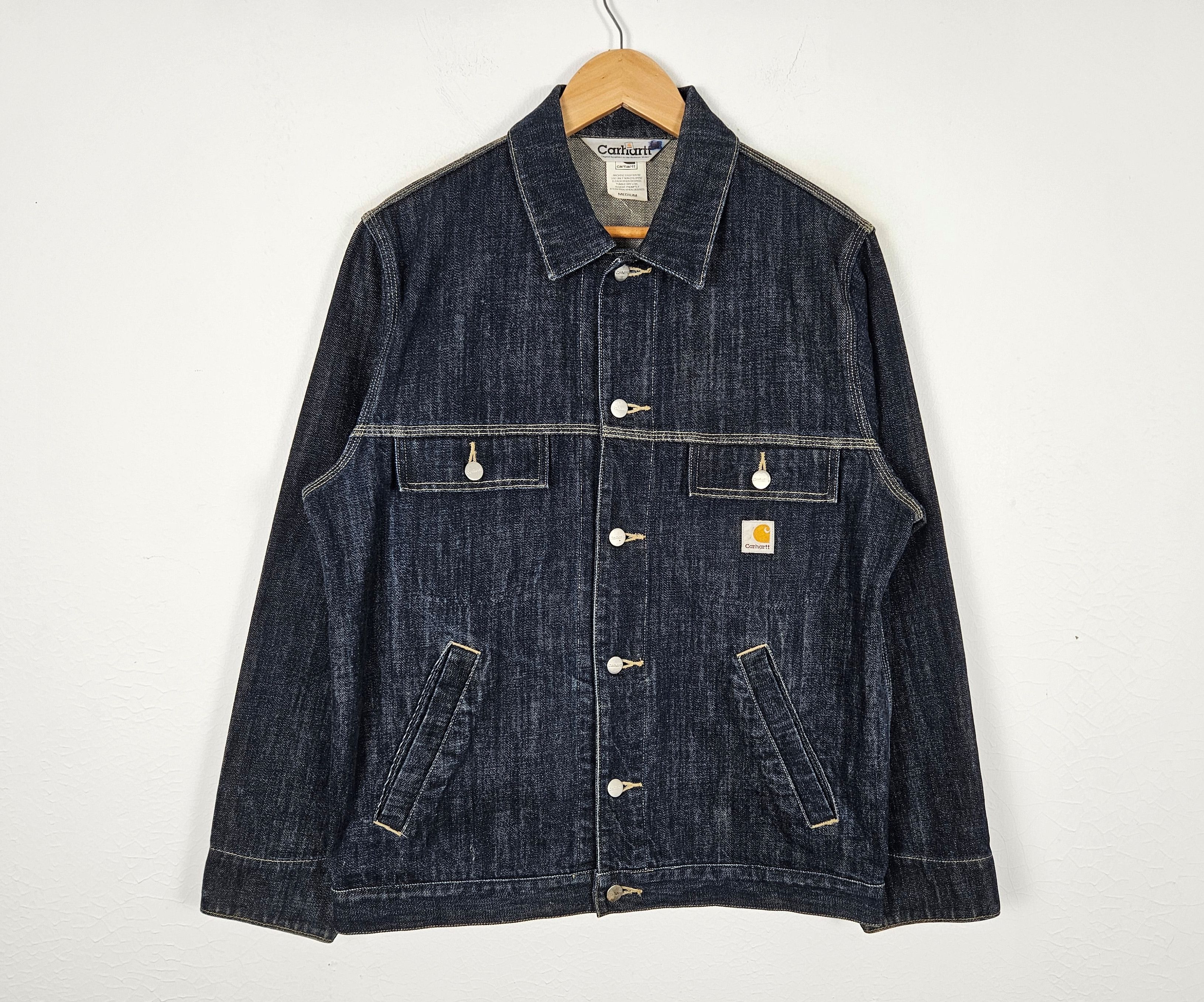 Carhartt Carhartt Denim Farm Chore Jeans Jacket Size US M / EU 48-50 / 2 - 2 Thumbnail