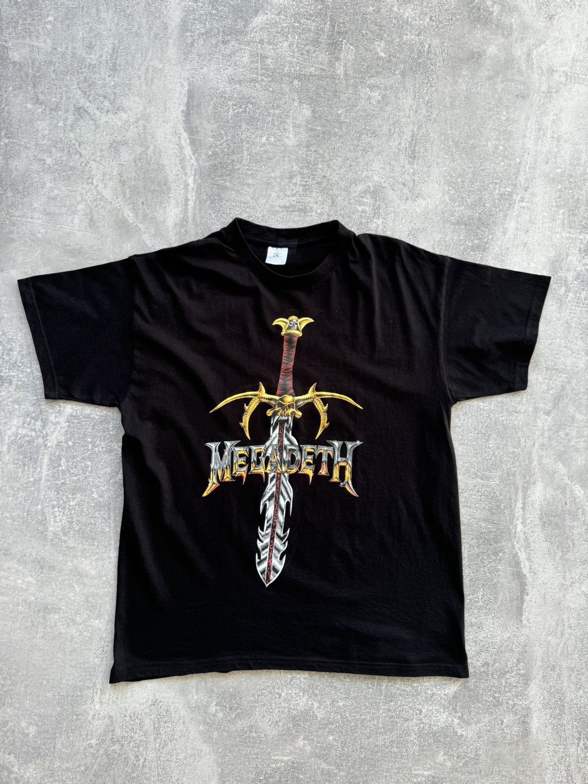 Band Tees Vintage Megadeth Skull Sword Tshirt Size US L / EU 52-54 / 3 - 2 Thumbnail