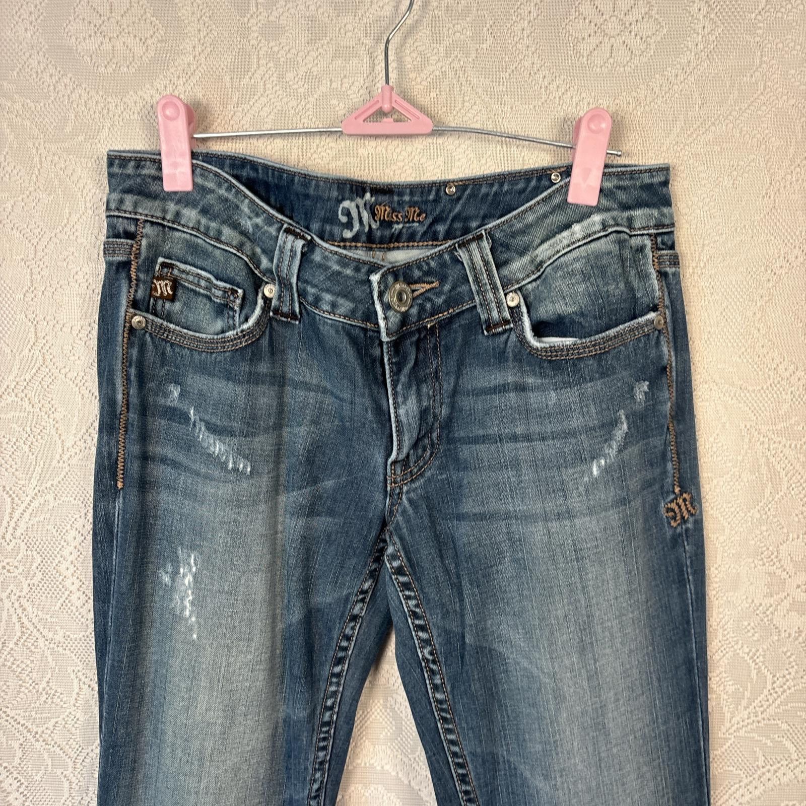 Other y2k miss me cow leather jeans Size 29" - 6 Thumbnail