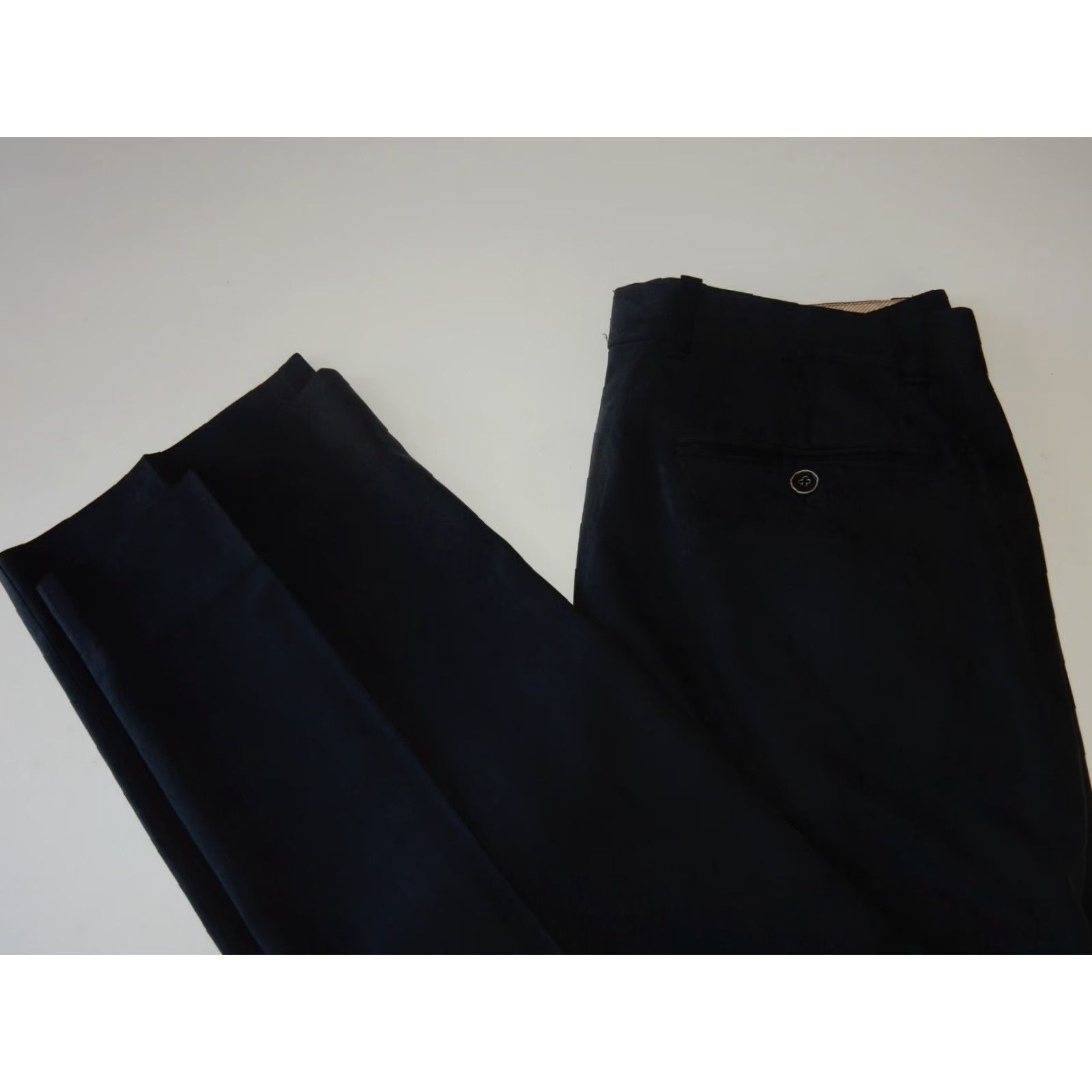 Tommy Bahama Tommy Bahama Men's Dress Pants Silk Black Size 35x32 Pleated Formal Business Size US 35 - 2 Thumbnail