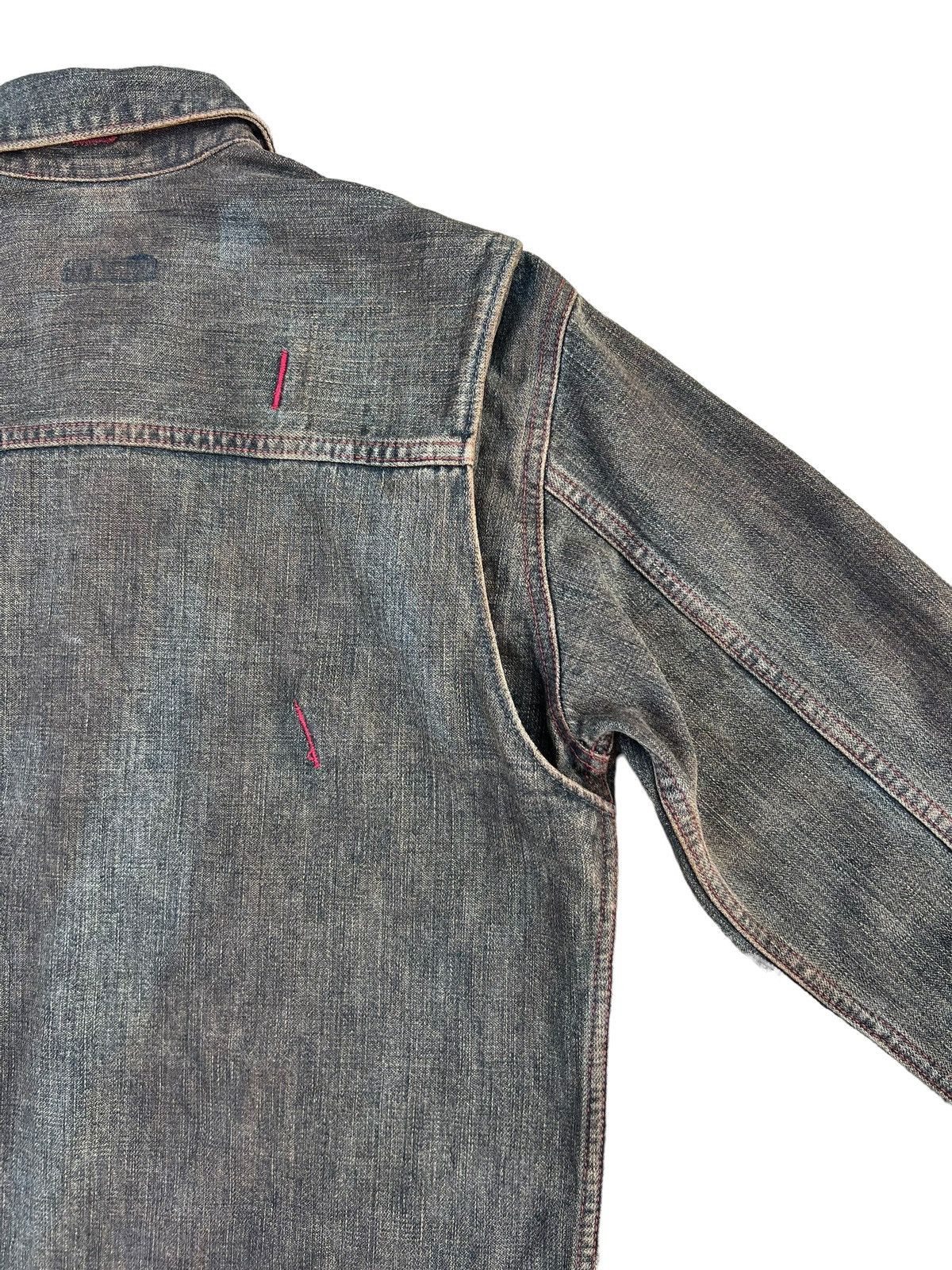 Johnbull Vintage 90s John Bull Japan Waxed Denim Jacket Size US M / EU 48-50 / 2 - 16 Thumbnail