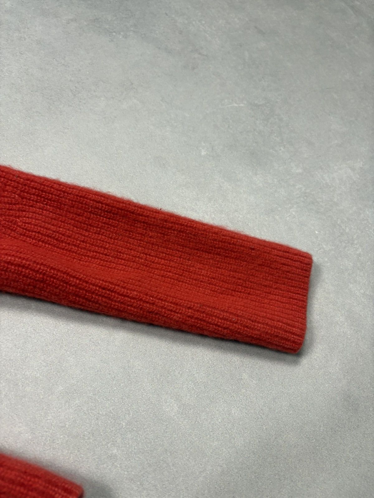 Iris von Arnim Iris Von Arnim Cashmere Peplum Knit Sweater Red M Italy Rare Size M / US 6-8 / IT 42-44 - 21 Thumbnail