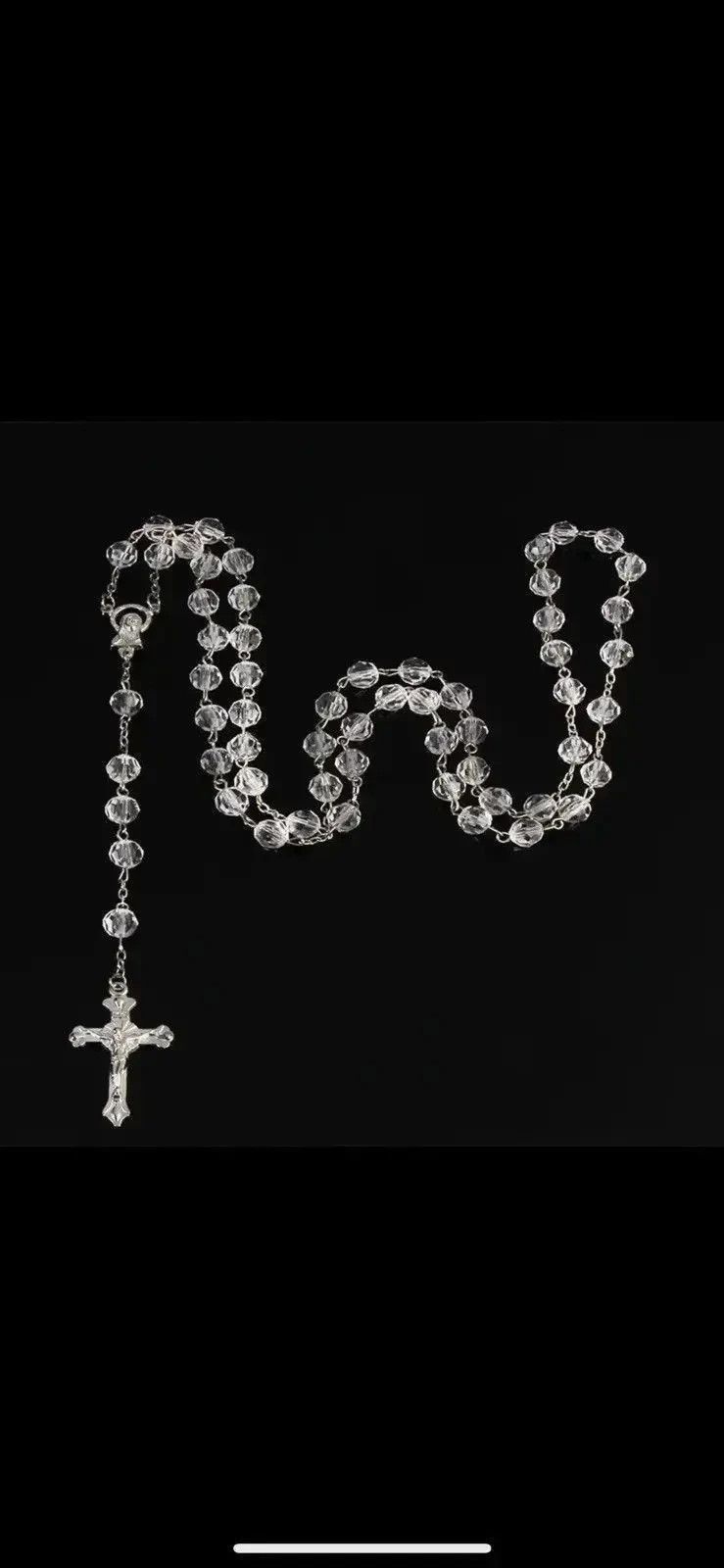 Jewelry Victoria Pearl Imitation White Crystal Beads Necklace Size ONE SIZE - 2 Thumbnail