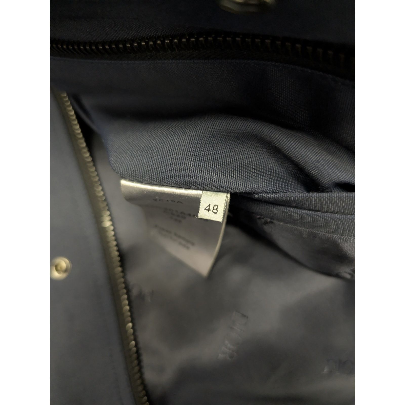 Dior o1rshd1 2019 Buckle Accented Bomber Jacket in Navy Blue Size US M / EU 48-50 / 2 - 19 Thumbnail