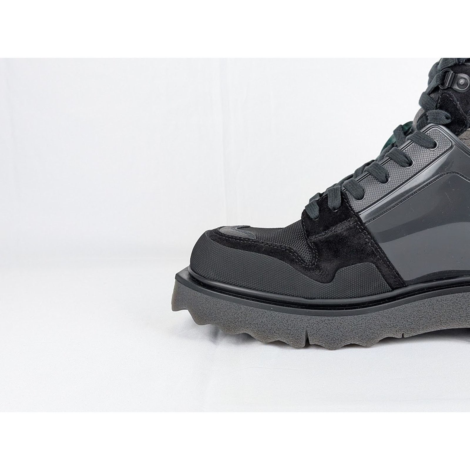 Off-White o1rshd1 Hiking Sponge Sneakers in Black / Khaki Size US 9 / EU 42 - 3 Thumbnail