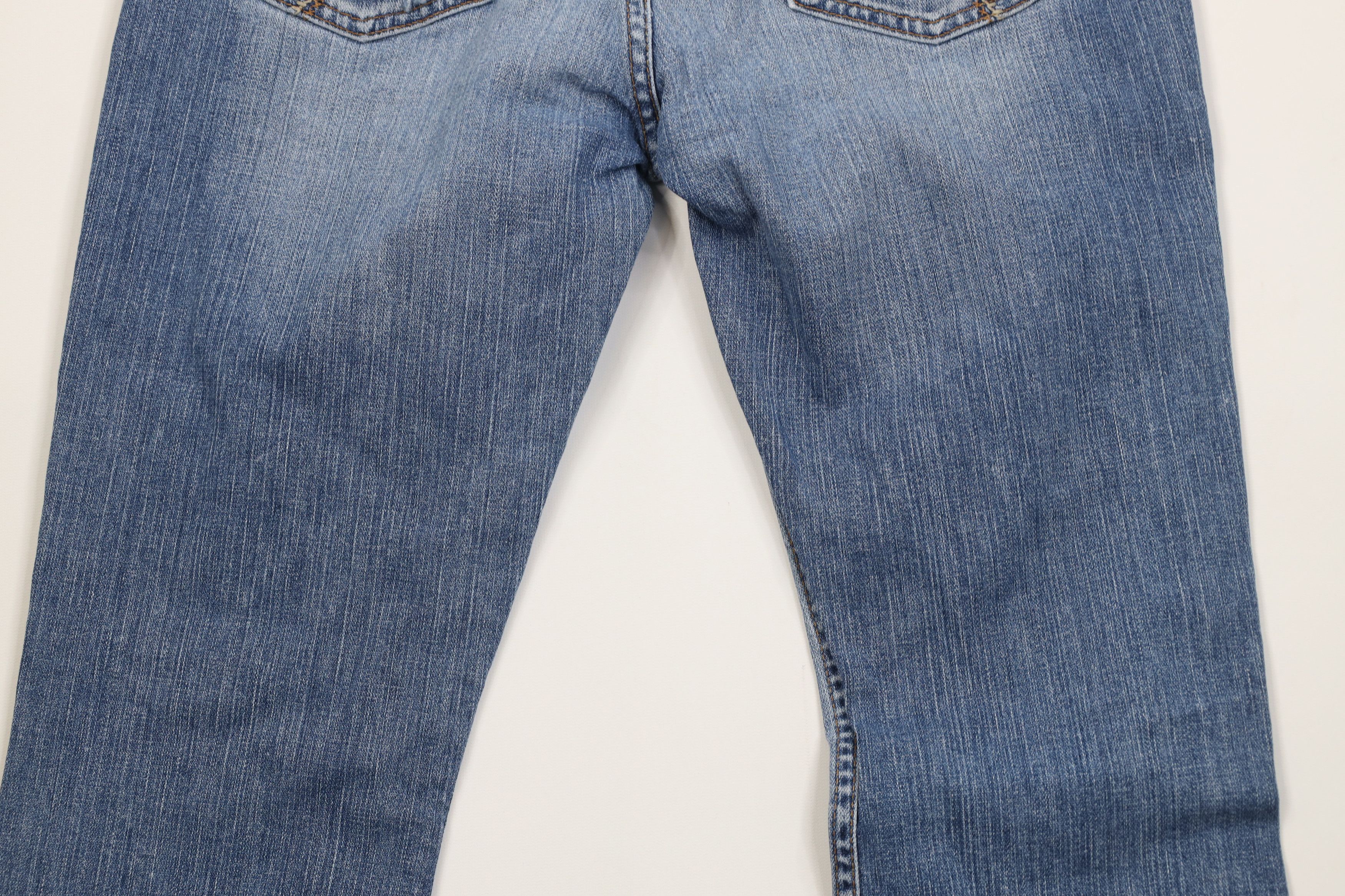 Vintage Vintage Buckle BKE Distressed Babydoll Flared Wide Leg Jeans Size 31" - 13 Thumbnail