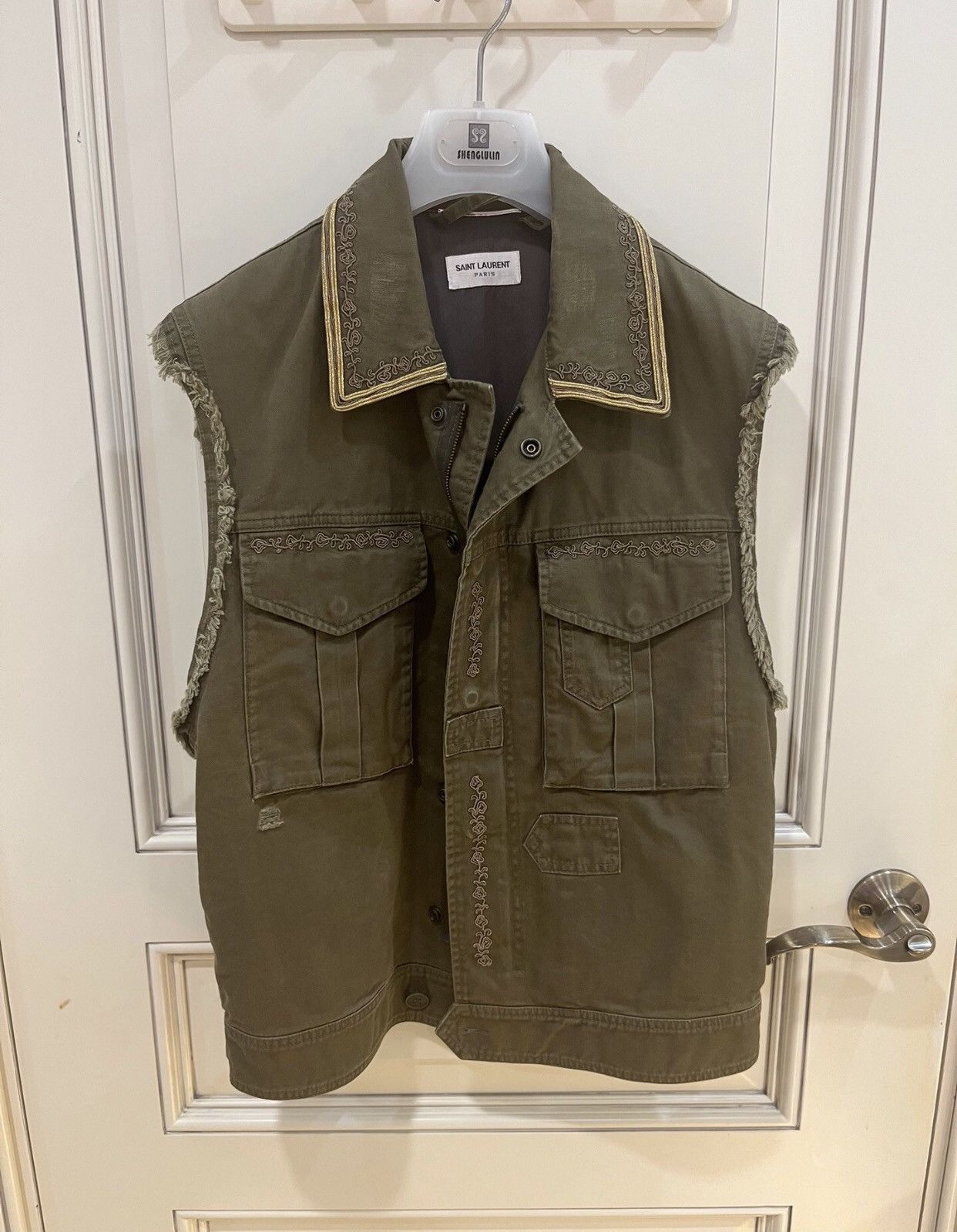 Saint laurent slp Palace Style Making Old Cowboy Vest DMC - Technical View