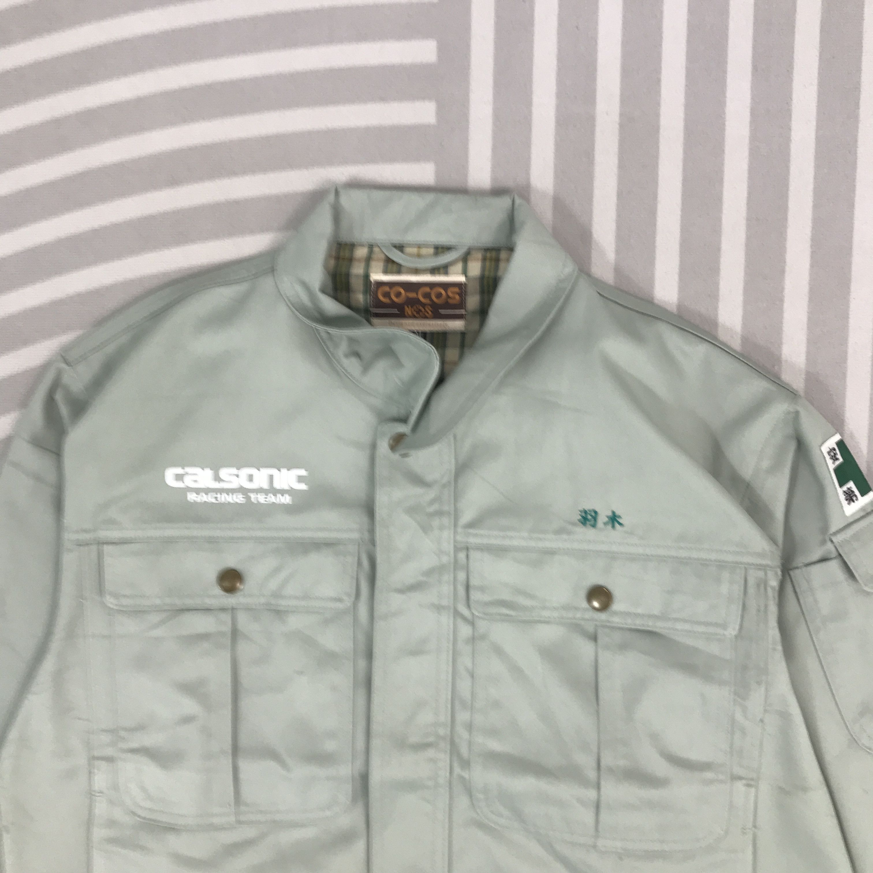 Japanese Brand × Vintage Vintage Calsonic Racing team japan Uniform F1 Jacket Size US M / EU 48-50 / 2 - 3 Thumbnail