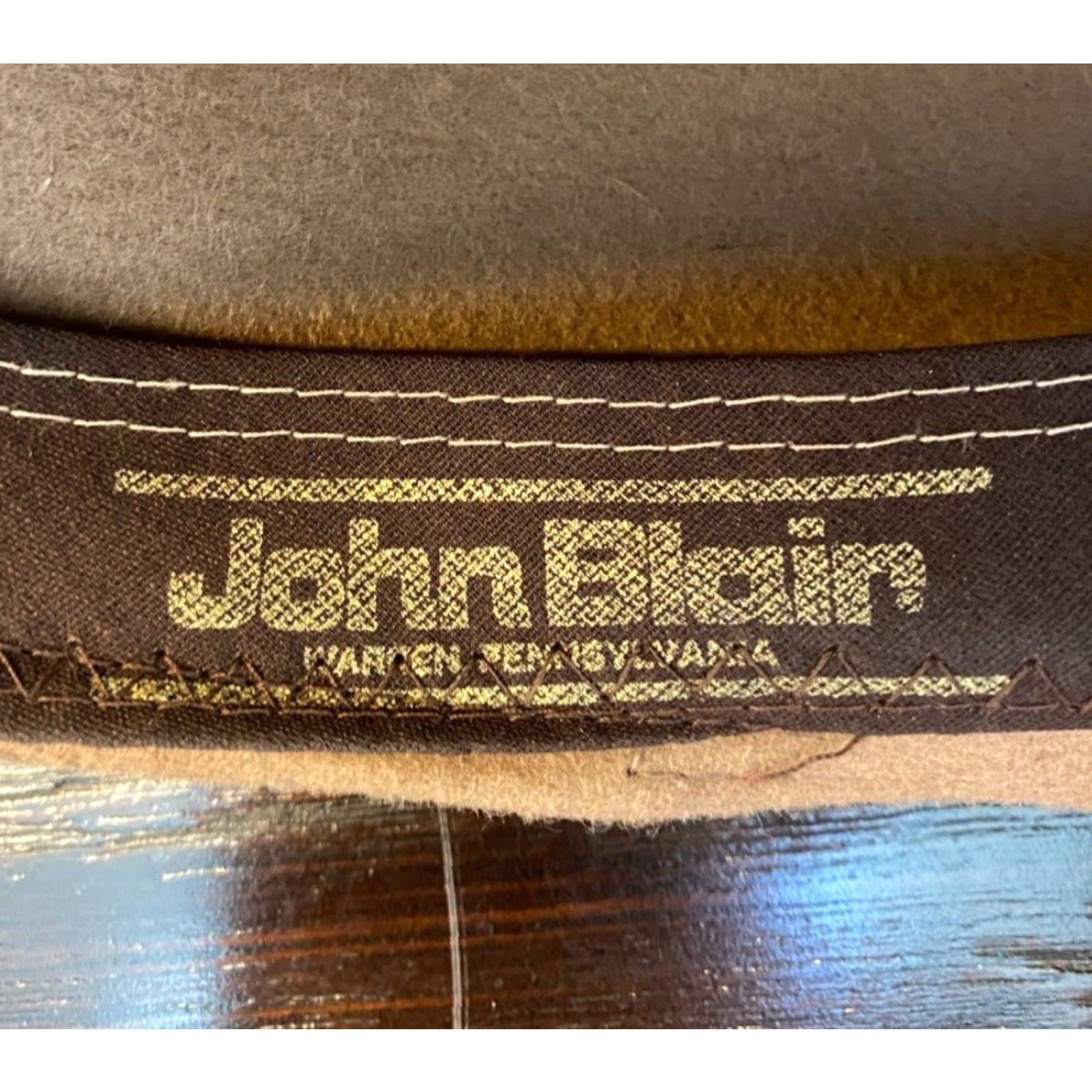 Vintage VINTAGE John Blair Hat Mens XL Brown Wool Drivers Cap Made in USA Size ONE SIZE - 6 Thumbnail