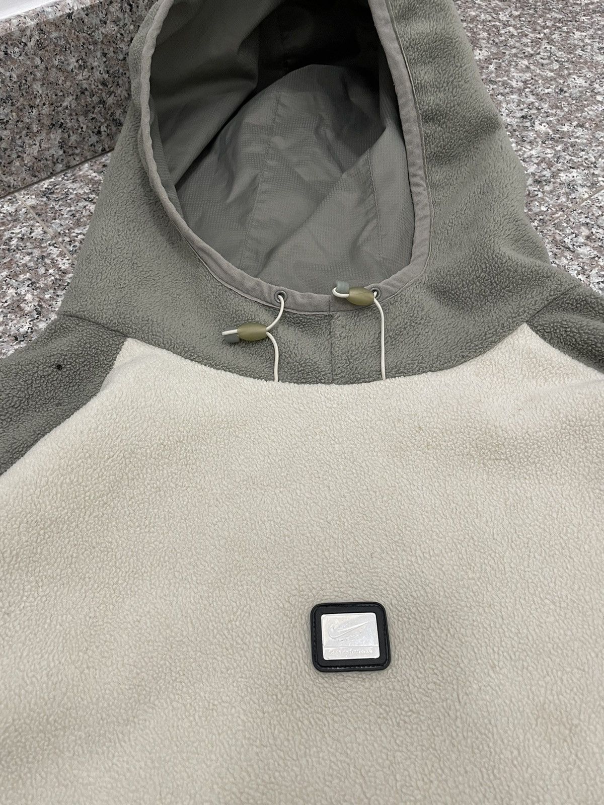 Nike 00s Nike Vintage Archive Ninja Fleece Center Swoosh Hoodie Size US L / EU 52-54 / 3 - 2 Thumbnail