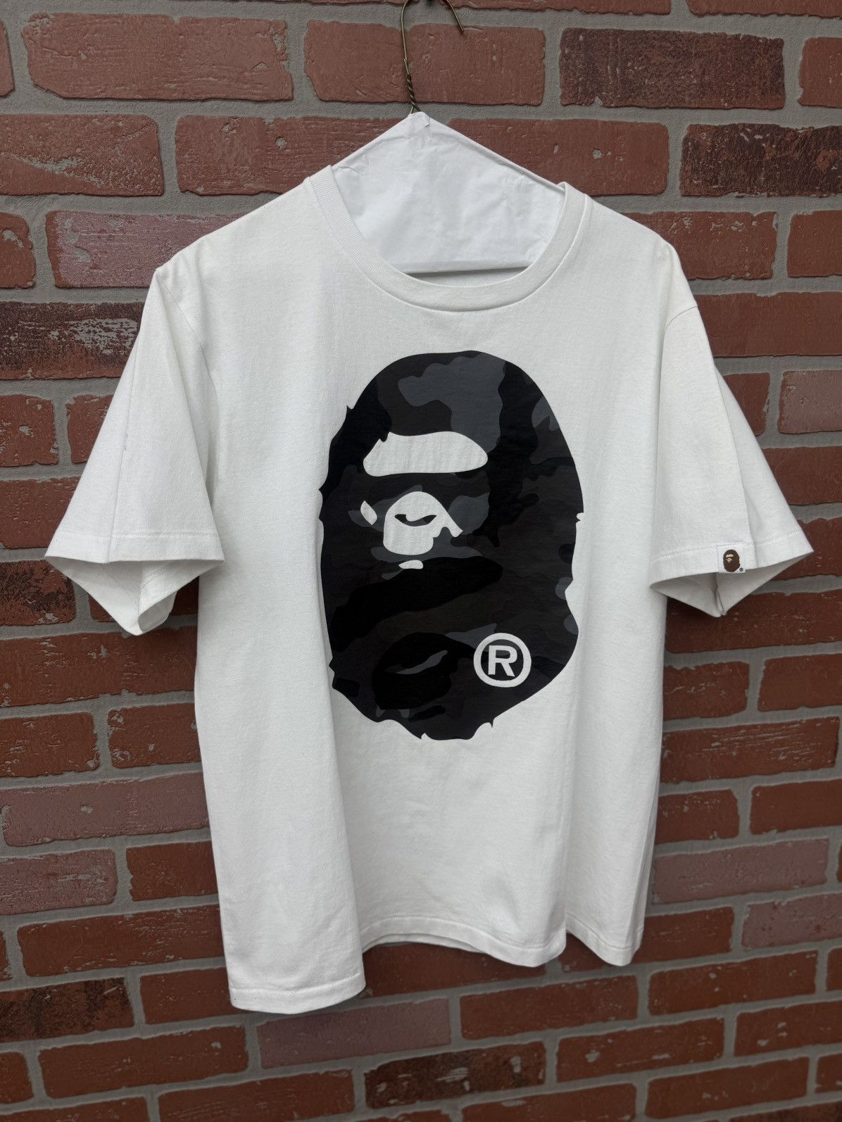 Bape Bape Ape Camo Black Head Tee Size M 🧼 Size US M / EU 48-50 / 2 - 2 Thumbnail