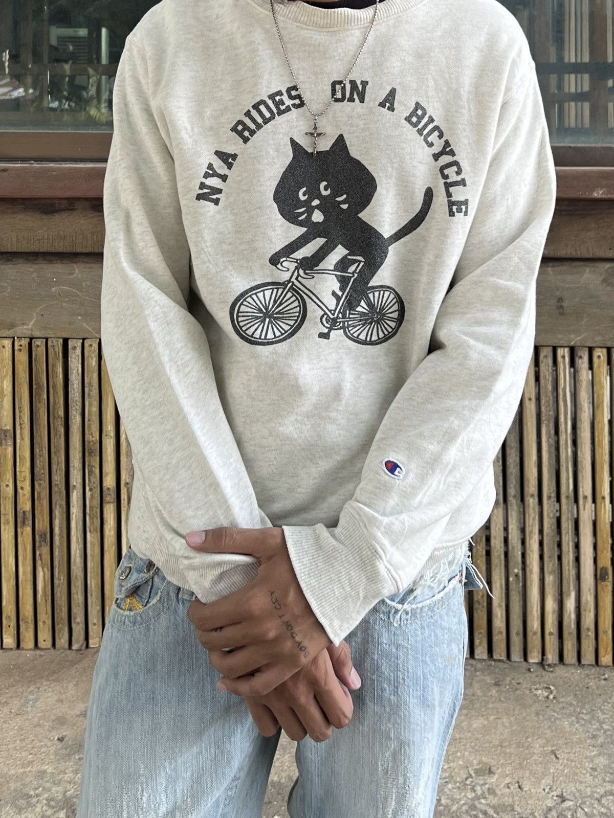 Champion × Ne-Net Ne-net x champion Long Sleeve Tee Size US M / EU 48-50 / 2 - 3 Thumbnail