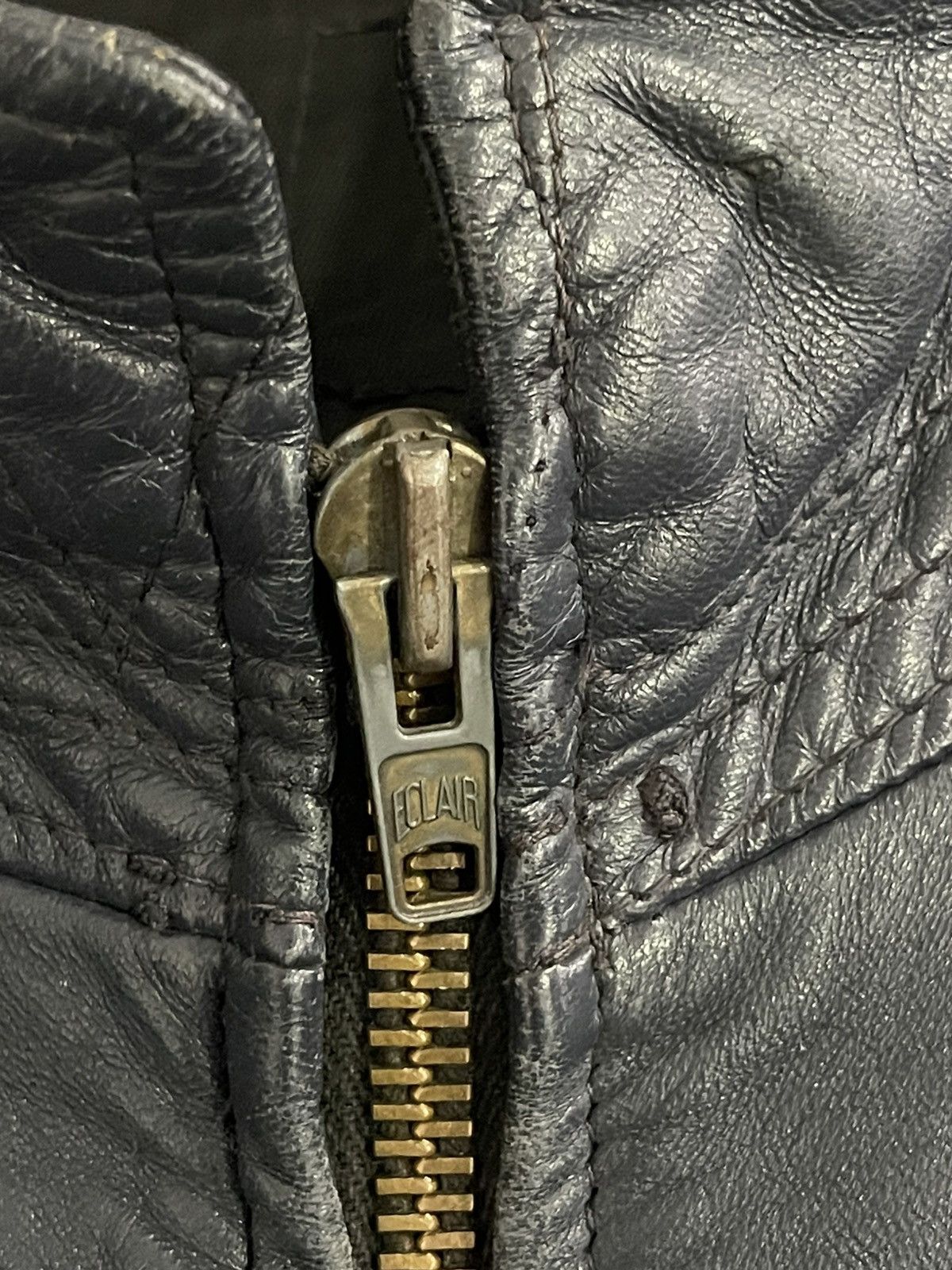 Vintage Vintage 1960’s French Air Force Faded Leather Jacket Size US L / EU 52-54 / 3 - 8 Thumbnail