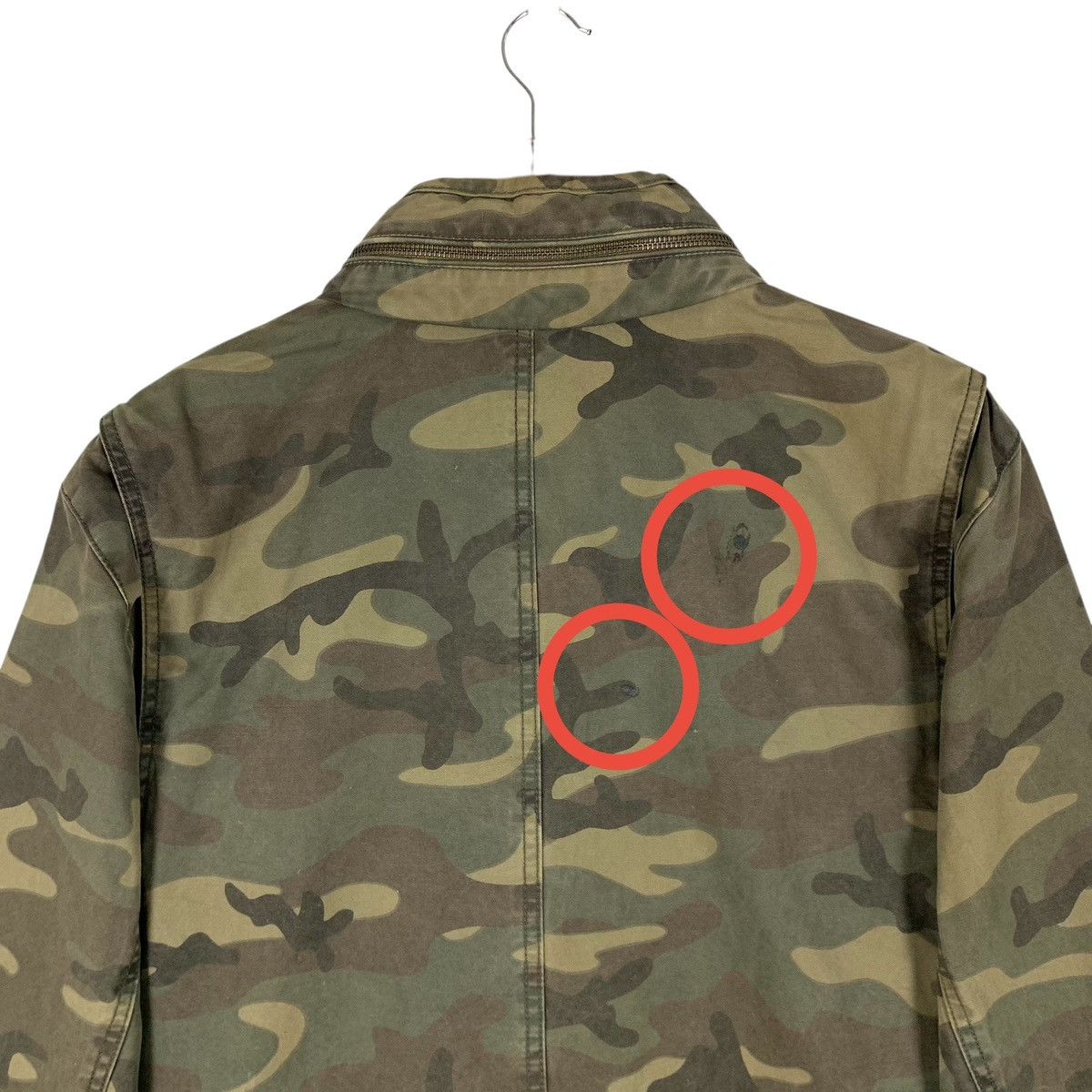 If Six Was Nine Vintage RARE Gap Camouflage Military Field Jacket Hoodie Size US L / EU 52-54 / 3 - 13 Thumbnail