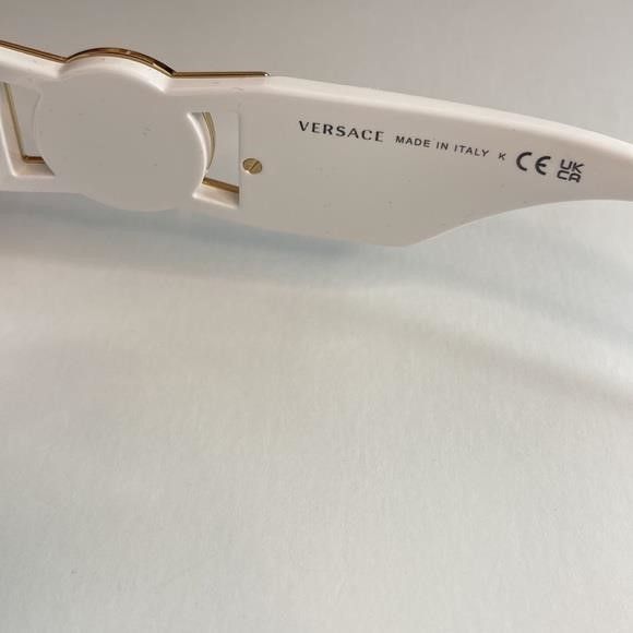 Versace 🤍🤍🔥🔥New - VERSACE Dark Gray Round Ladies Sunglasses VE4 Size ONE SIZE - 2 Thumbnail