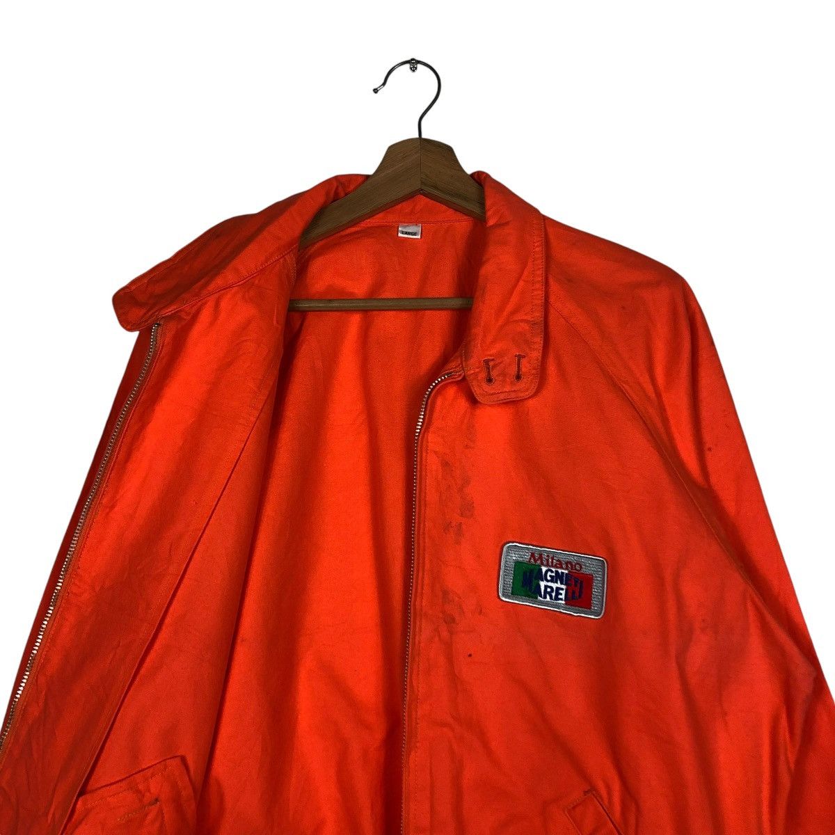 Japanese Brand 🔥VINTAGE BOMBER JACKET MILANO MAGNETI MARELLI BIG LOGO Size US L / EU 52-54 / 3 - 14 Thumbnail