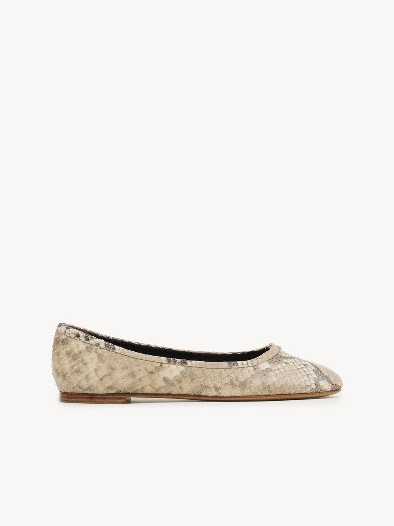 o1loc1c10226 Marcie Ballerinas in Misty Beige