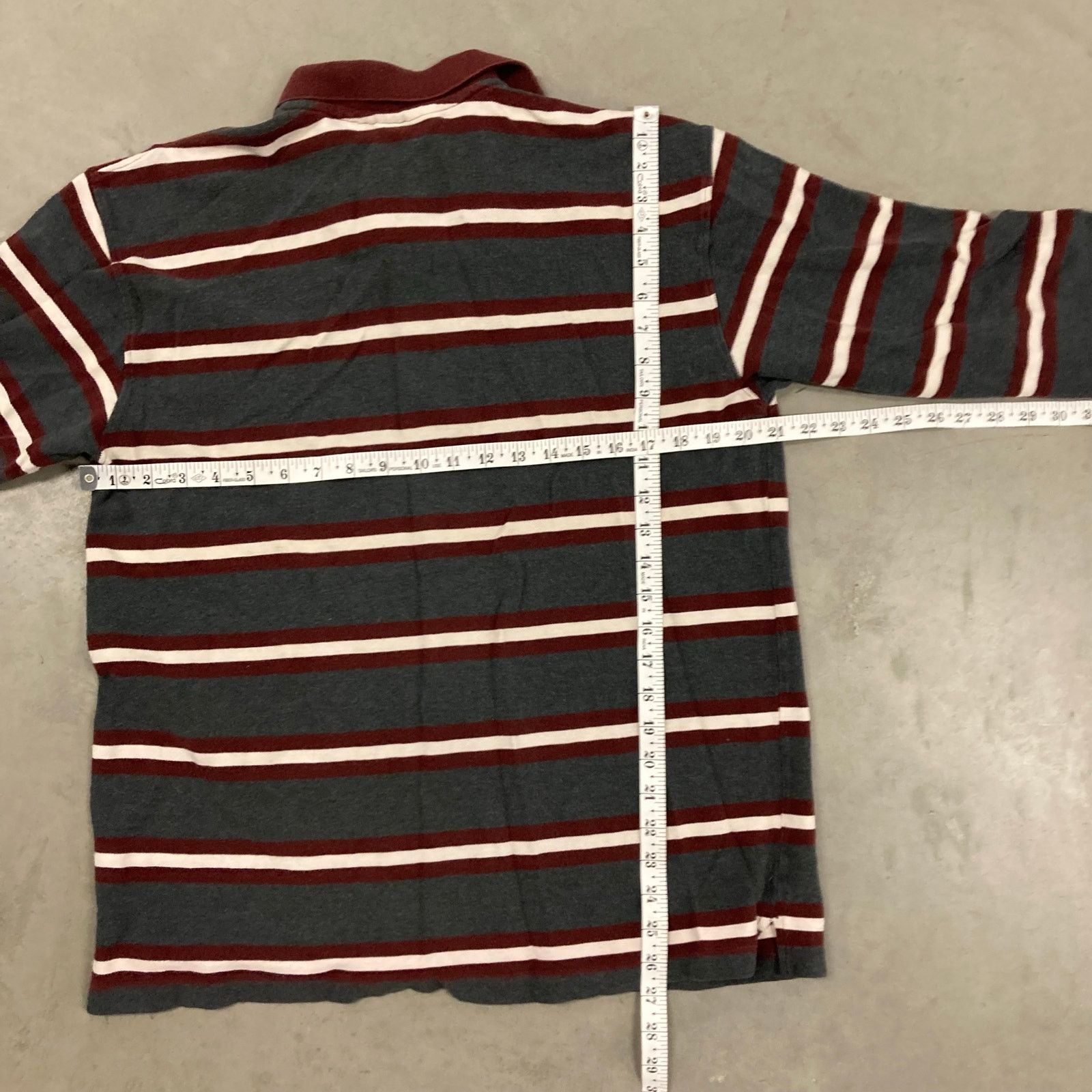 Vintage Y2K striped rugby polo T-Shirt Size US L / EU 52-54 / 3 - 3 Thumbnail
