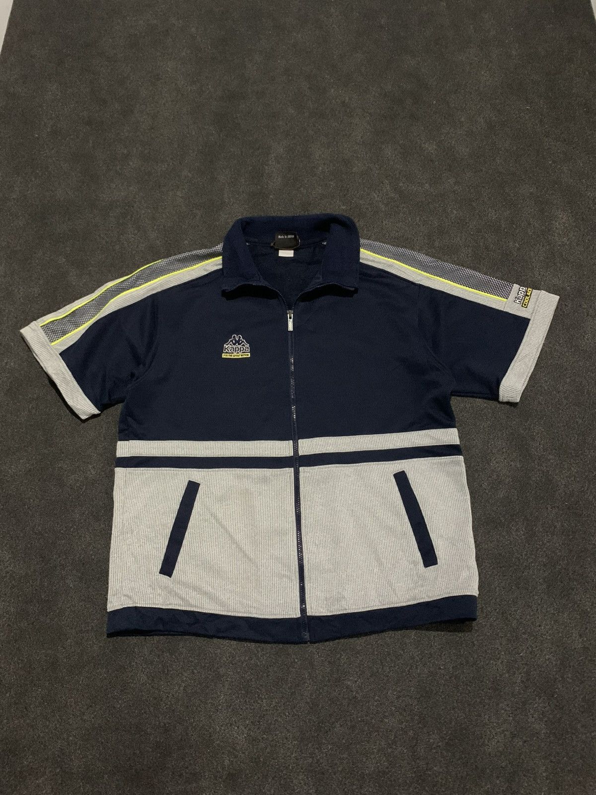 Kappa Vintage Kappa Japan Short Sleeve Track Jacket "COOL & DRY Size US M / EU 48-50 / 2 - 3 Thumbnail