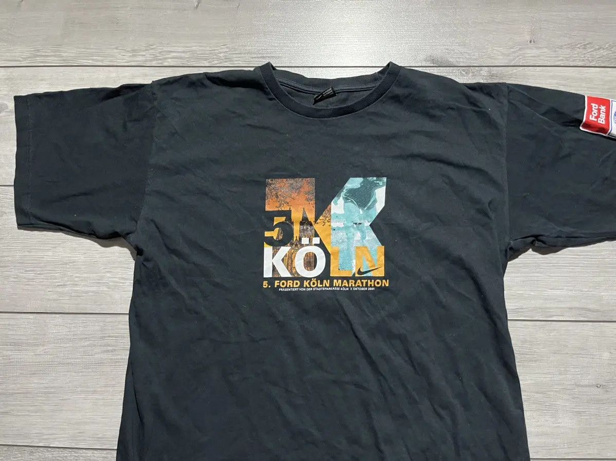 Nike Vintage Nike Koln Marathon 2001 T-shirt Ford Size US XL / EU 56 / 4 - 3 Thumbnail