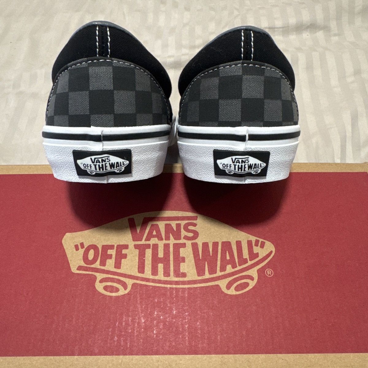 Vans Vans Checkerboard Slip-On Black/Grey – New Size 8.5 Size US 8.5 / EU 41-42 - 6 Thumbnail