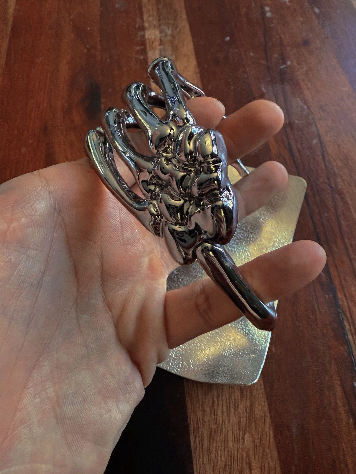 Other Dramatic Skeletal Hand Arm Cuff Bracelet Size ONE SIZE - 3 Thumbnail