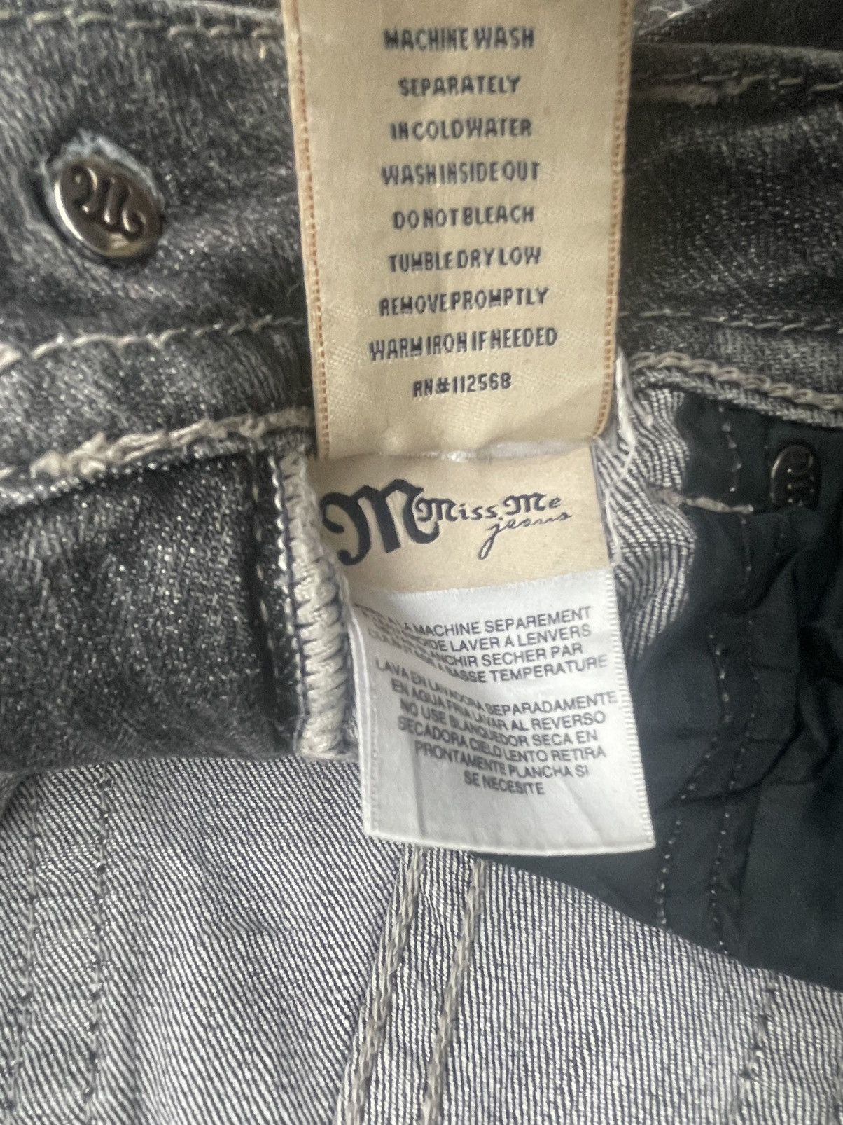 Designer × Miss Me Miss Me Skinny Distresed Denim Size 30" / US 8 / IT 44 - 19 Thumbnail
