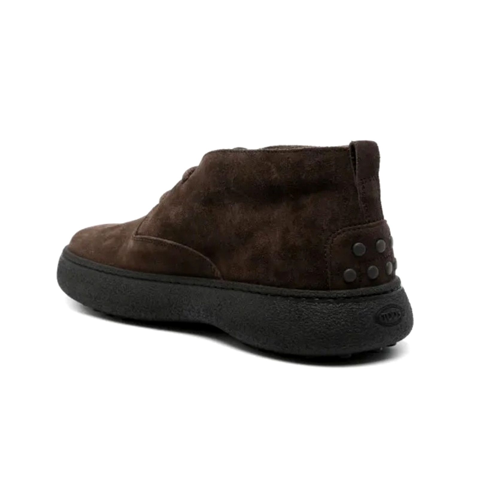 Tod's TODS Men Boots - Brown Suede Lace-Up Boot UK 6.5 / US 7.5 Size US 7 / EU 40 - 2 Thumbnail
