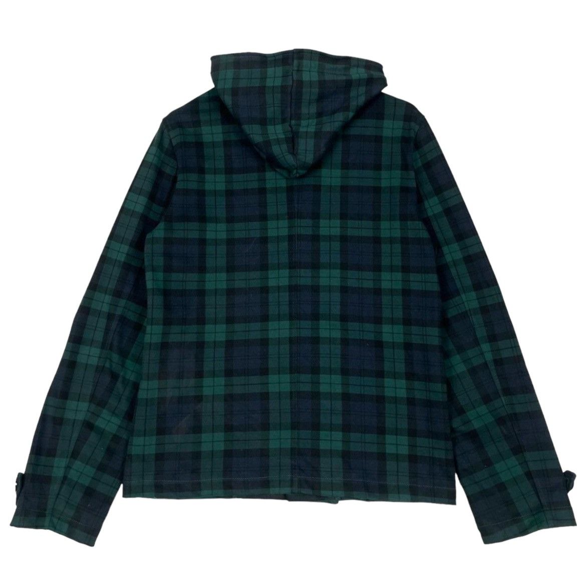 Hysteric Glamour × Japanese Brand × RAGEBLUE 💥RAGEBLUE CHECKED GREEN BLUE HOODIE JACKET Size US M / EU 48-50 / 2 - 8 Thumbnail