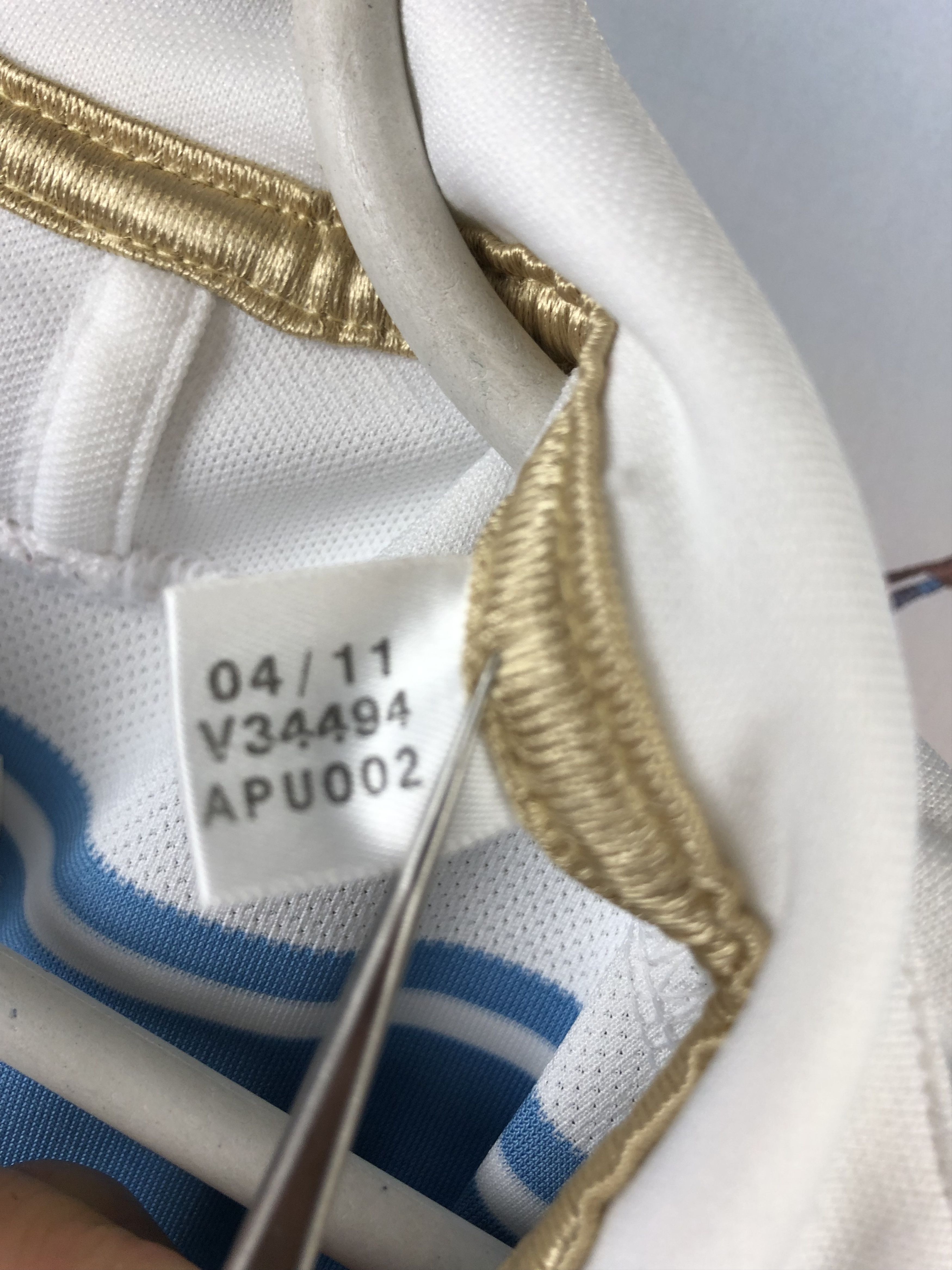Adidas × Vintage Argentina Rugby Jersey 2011 Rugby Shirt Adidas Rare Size US L / EU 52-54 / 3 - 7 Thumbnail