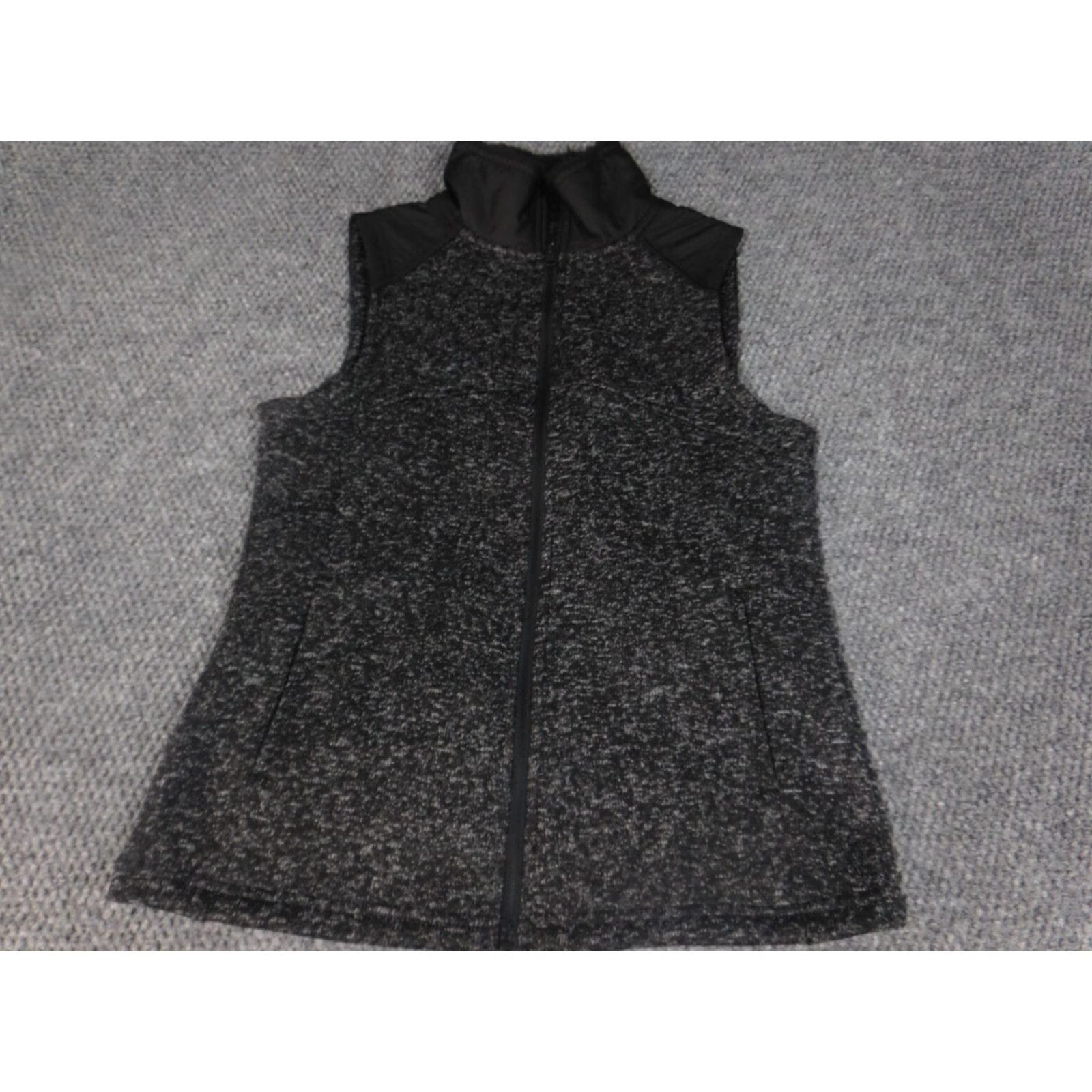 Faded Glory Faded Glory Vest Small Gray Full Zip Womens Regular Size S Jacket Coat Mid-Length Solid Long Sleeve Casual Vintage: No Size S / US 4 / IT 40 - 2 Thumbnail