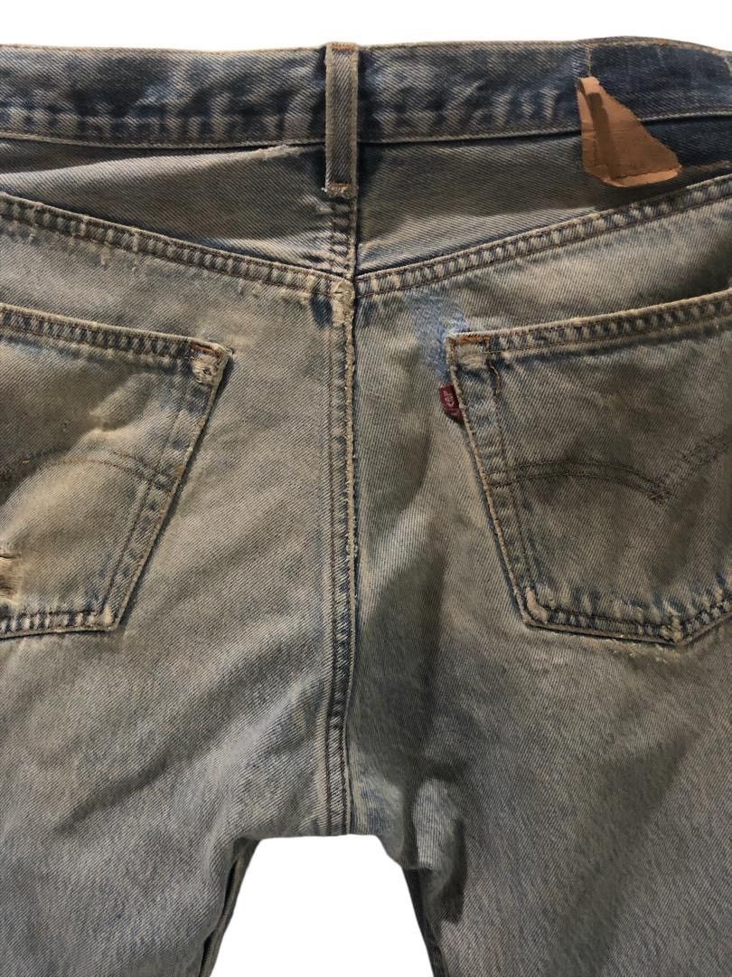 Levi's Vintage Clothing × Vintage Vintage 501 Distressed Levi's Denim. Size US 34 / EU 50 - 6 Thumbnail