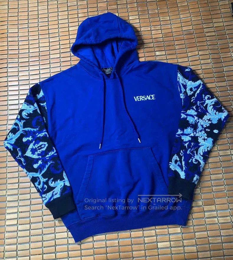 Versace Versace Wool patchwork hooded sweatshirt Size US XS / EU 42 / 0 - 1 Thumbnail