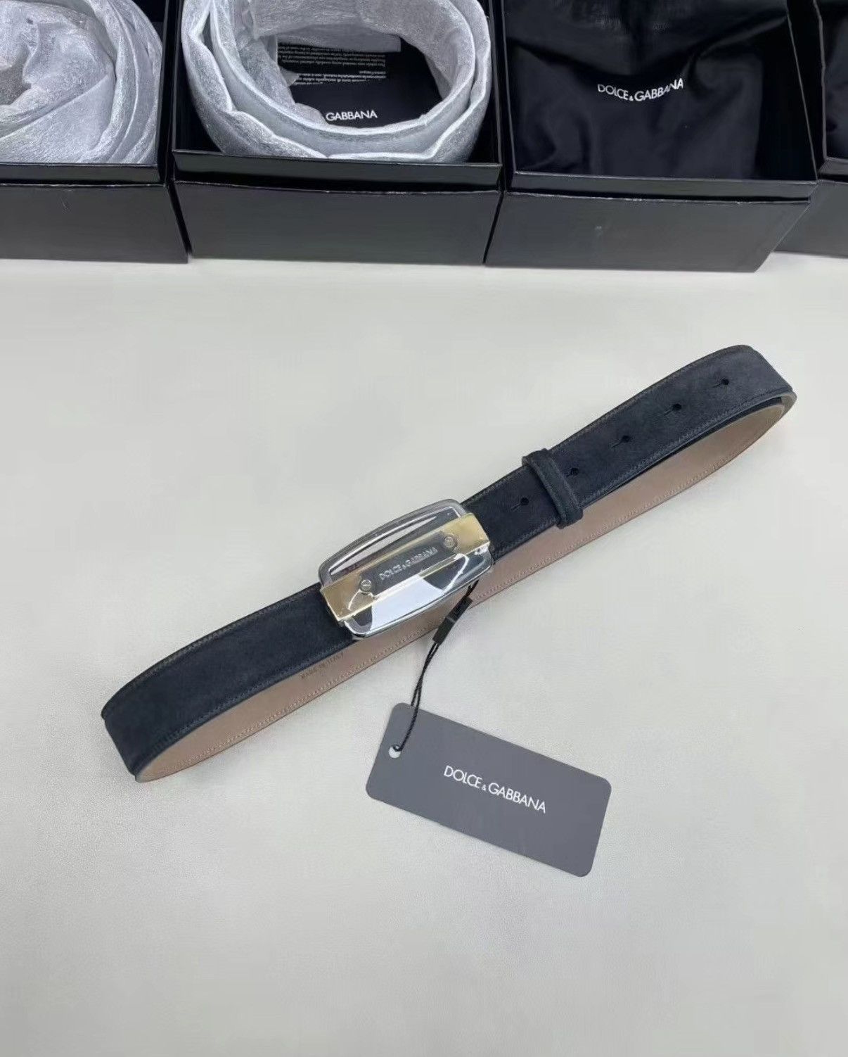 Dolce & Gabbana Dolce & Gabbana Leather Belt J30 Size ONE SIZE - 1 Thumbnail