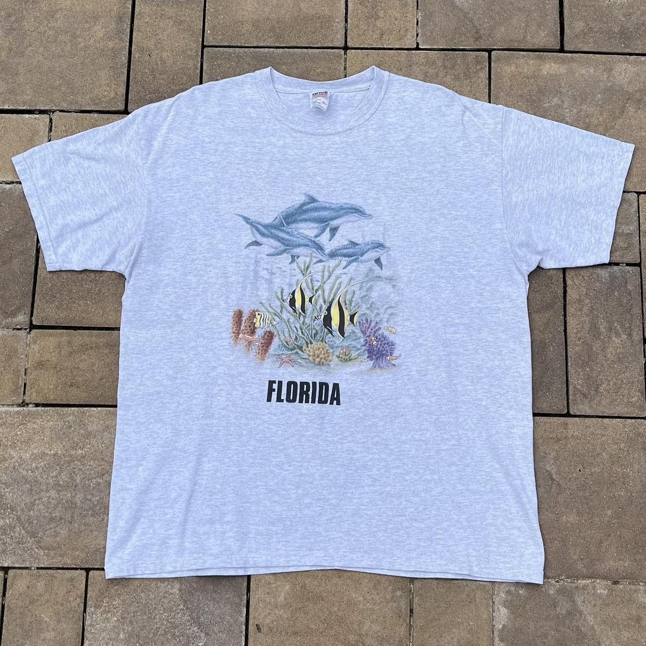 Anvil × Vintage Vintage Anvil Florida Animal Nature Wildlife Essential Tee Size US XL / EU 56 / 4 - 1 Thumbnail